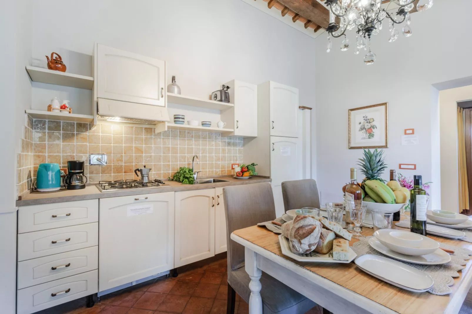 Maria Farmhouse Apartment in Wine Resort in Lucca - Küche