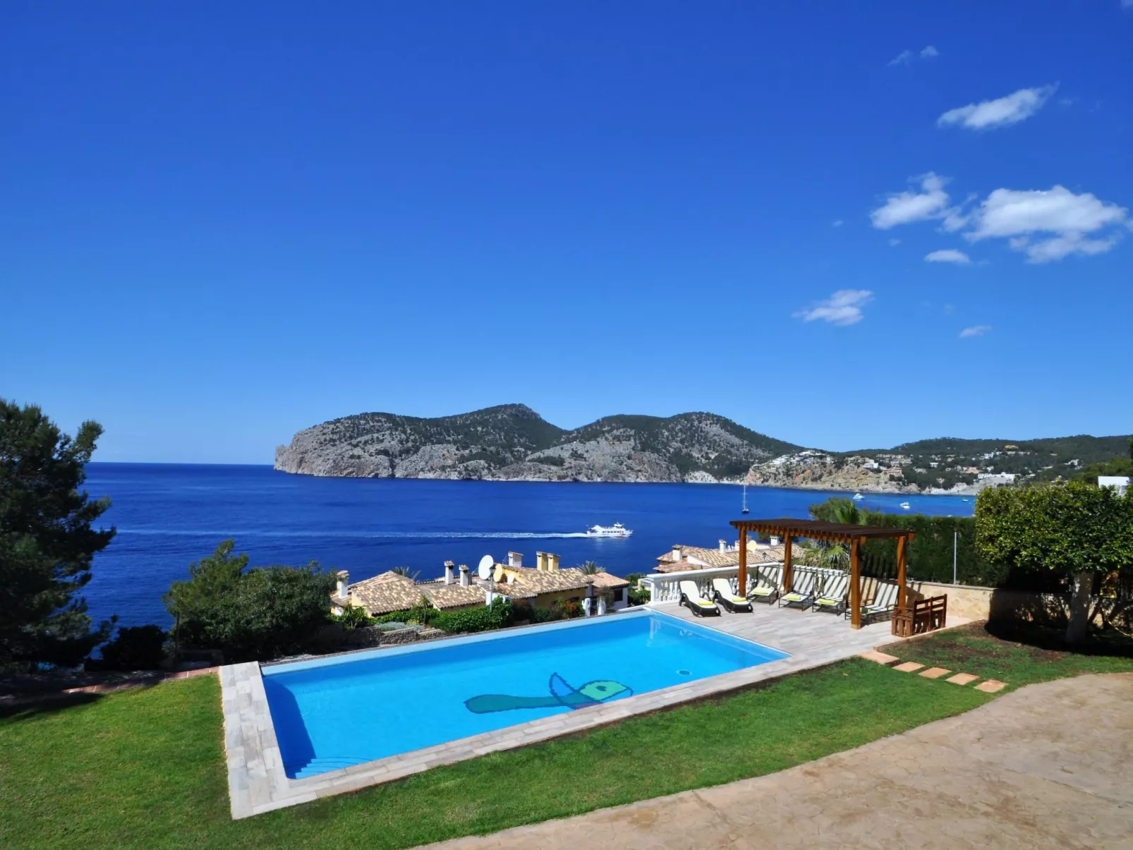 Villa CA TOTHOM con vistas al mar Camp de Mar para 8 personas (4 habitaciones) - Draußen