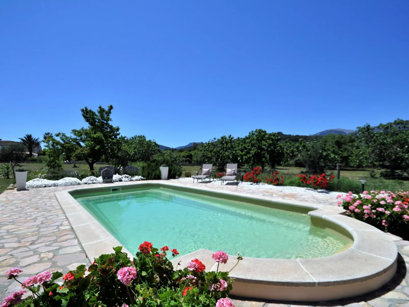 Villa SON RUBI en Selva (Serra de Tramuntana) con barbacoa y piscina privada- V - Draußen