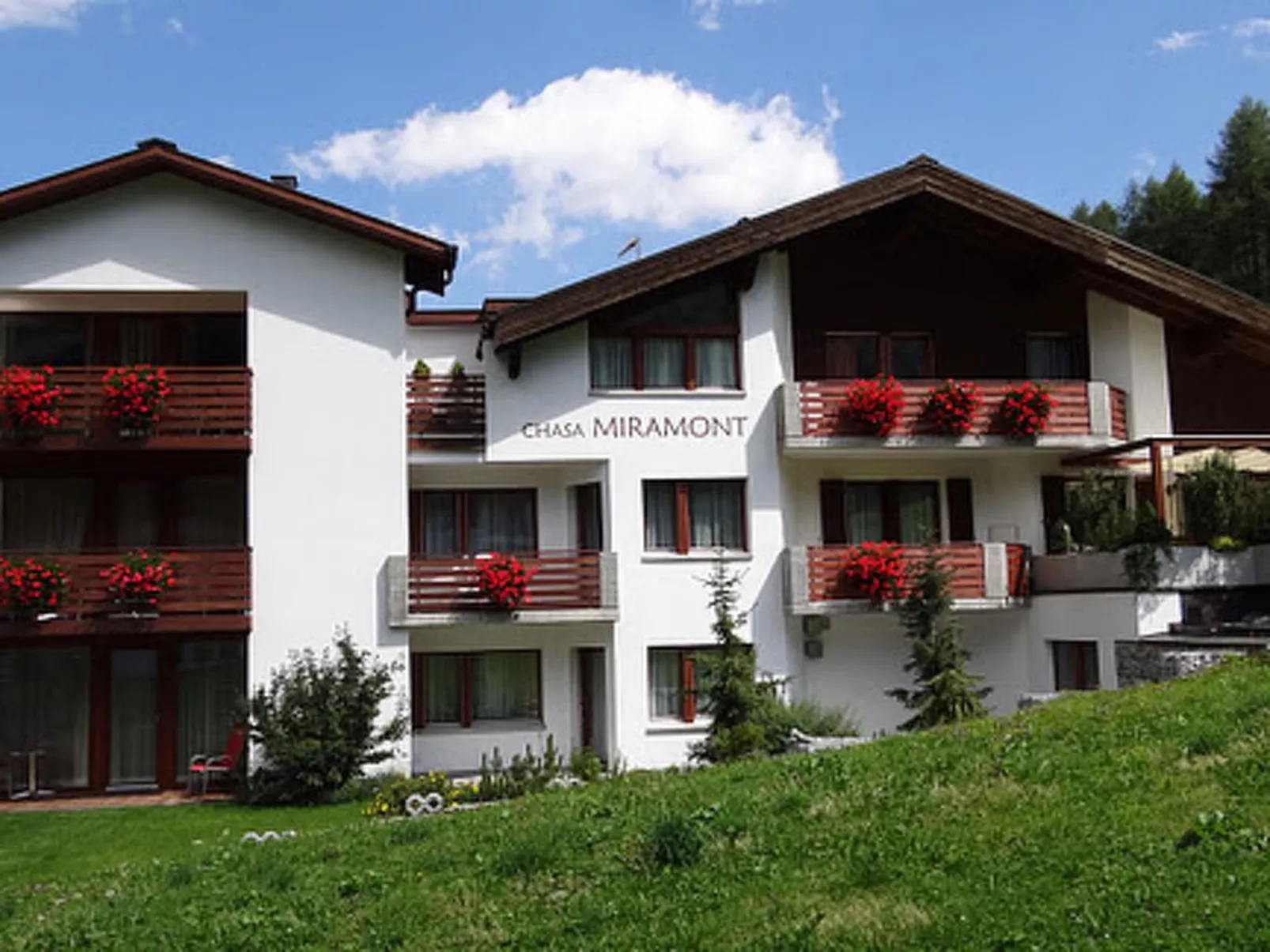 Apart Chasa Miramont, (Samnaun-Dorf). - Draußen
