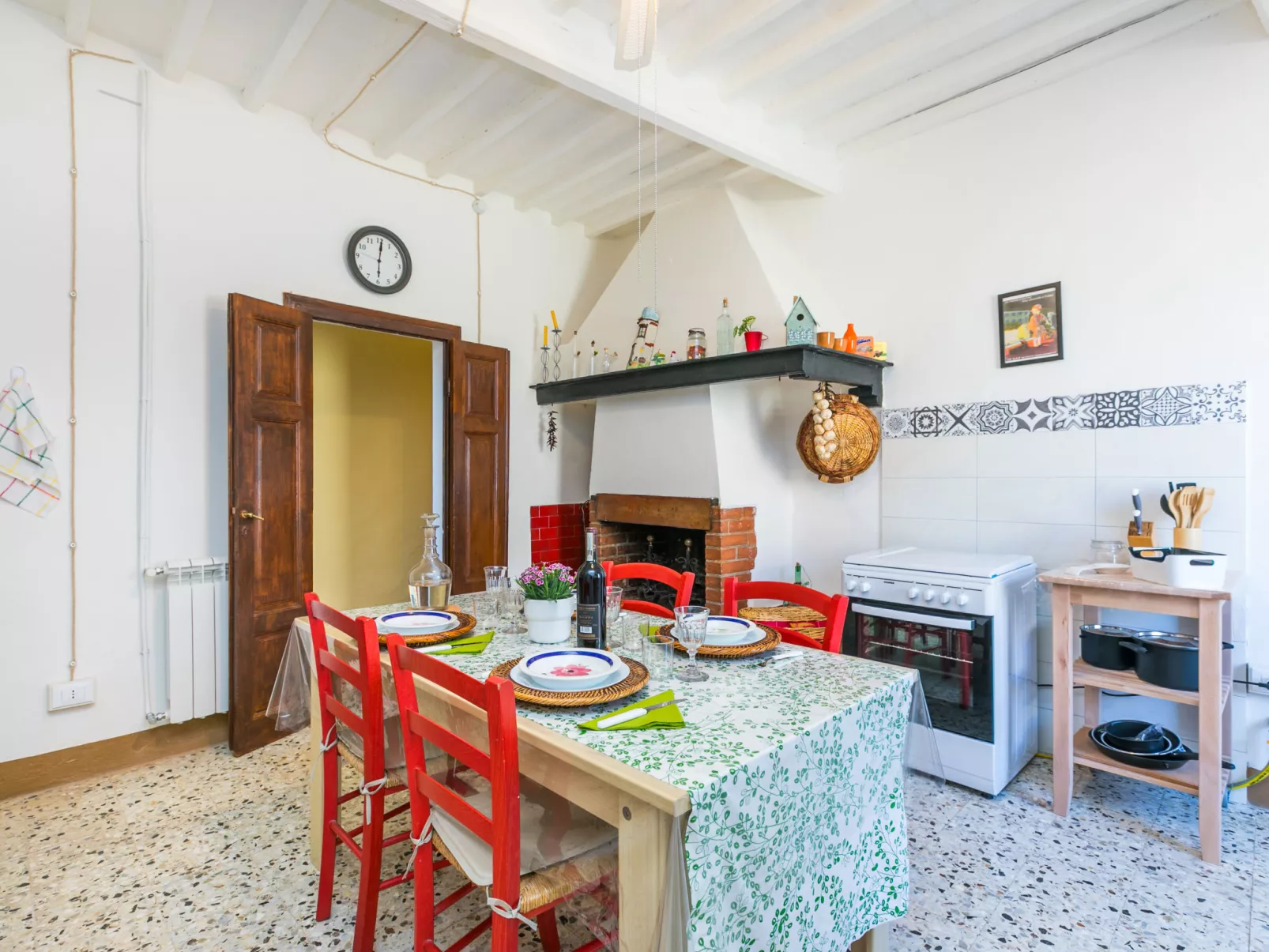 Francesco's pretty house-Inside