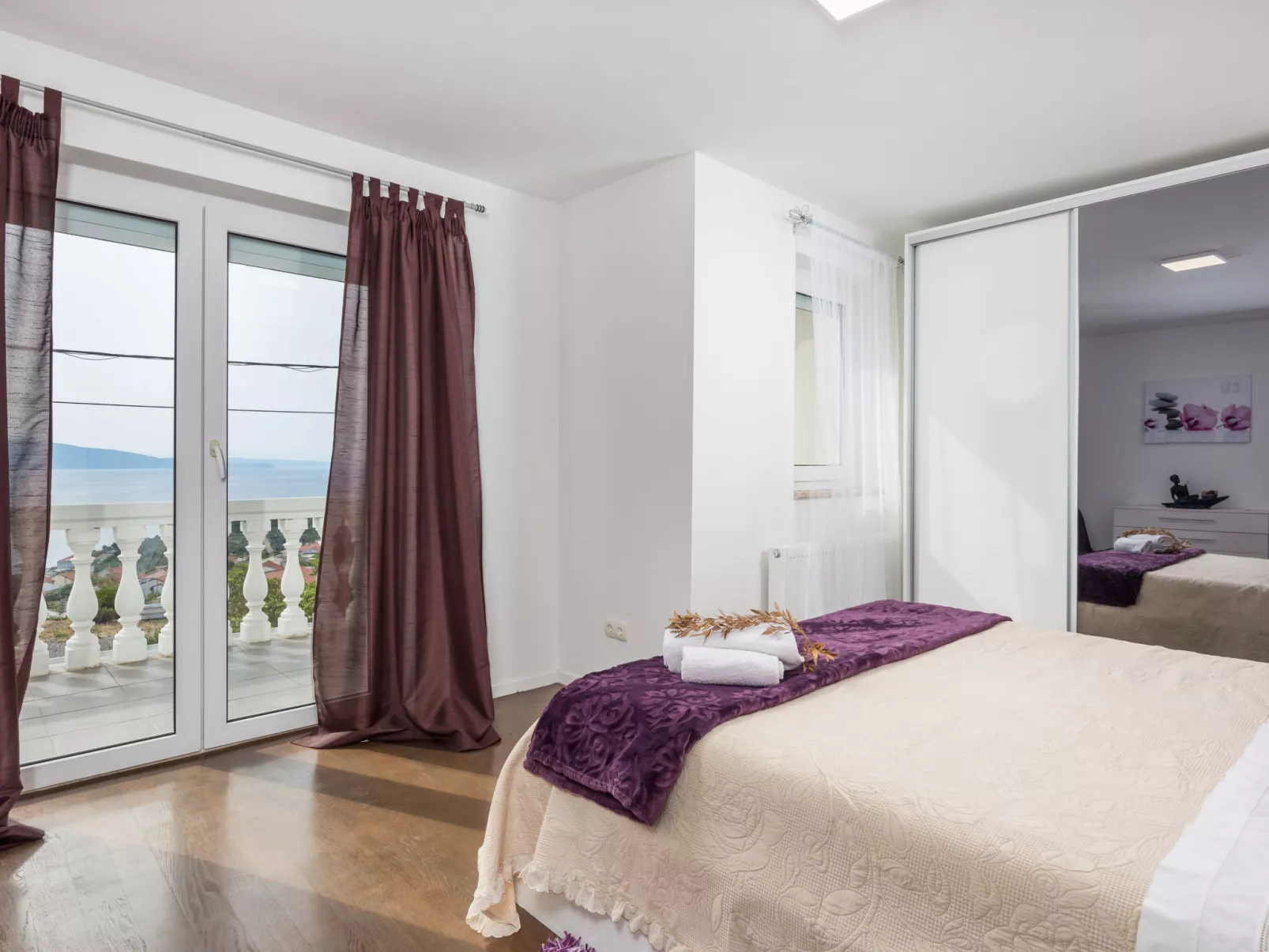 Villa sunset view-Inside
