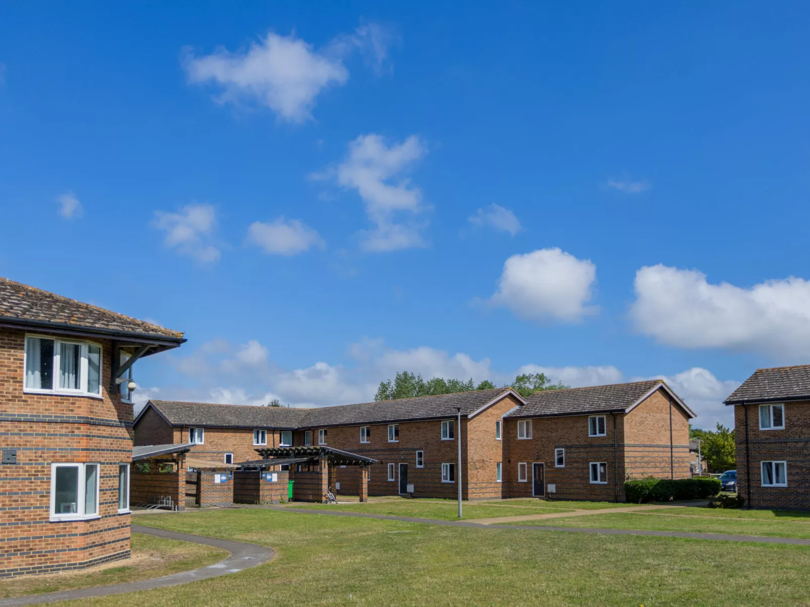 University Campus Park Wood-Draußen