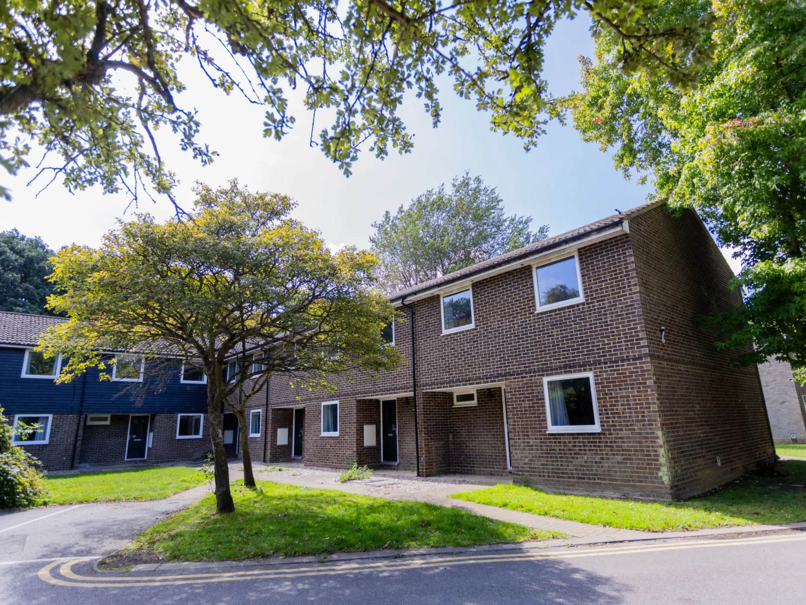 University Campus Park Wood-Draußen