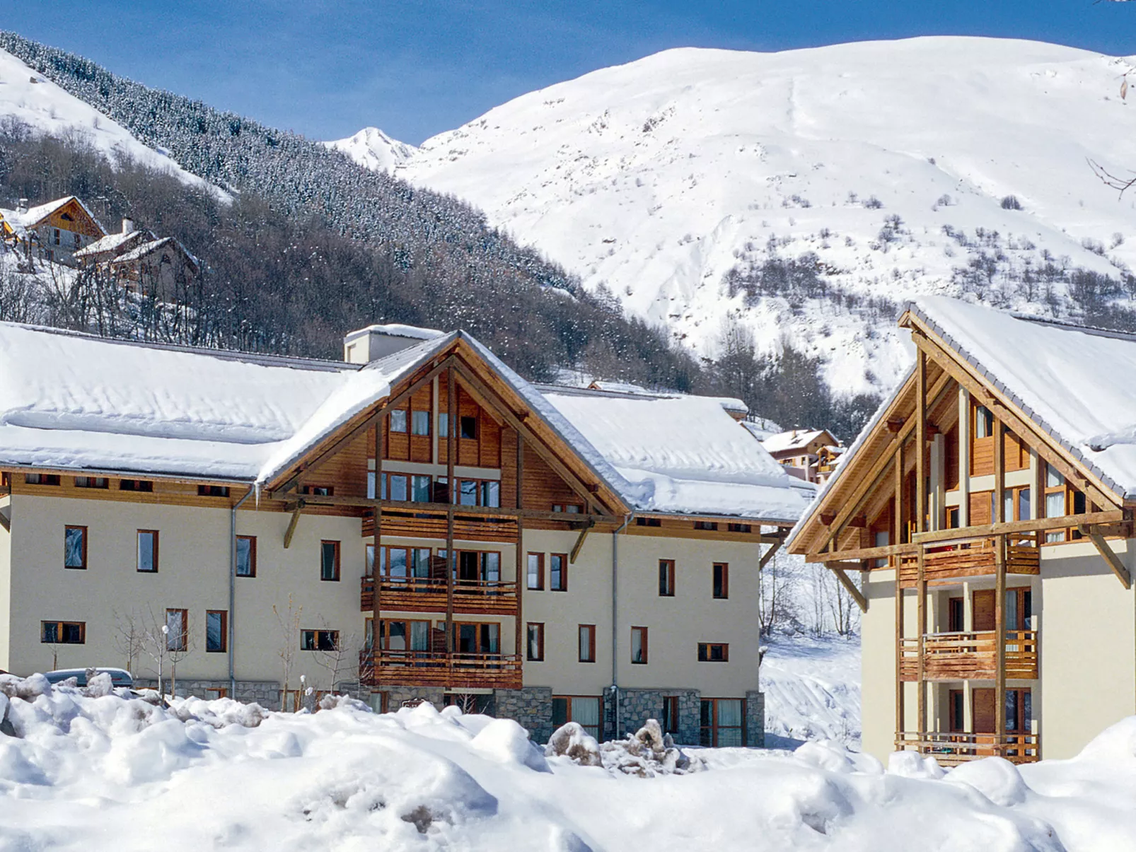 Les Chalets du Galibier-Draußen