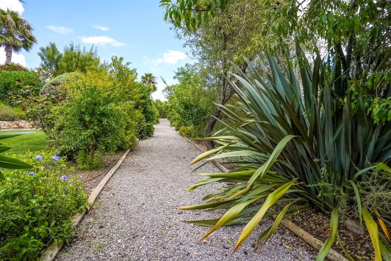 Villa Barrill-Gardens summer