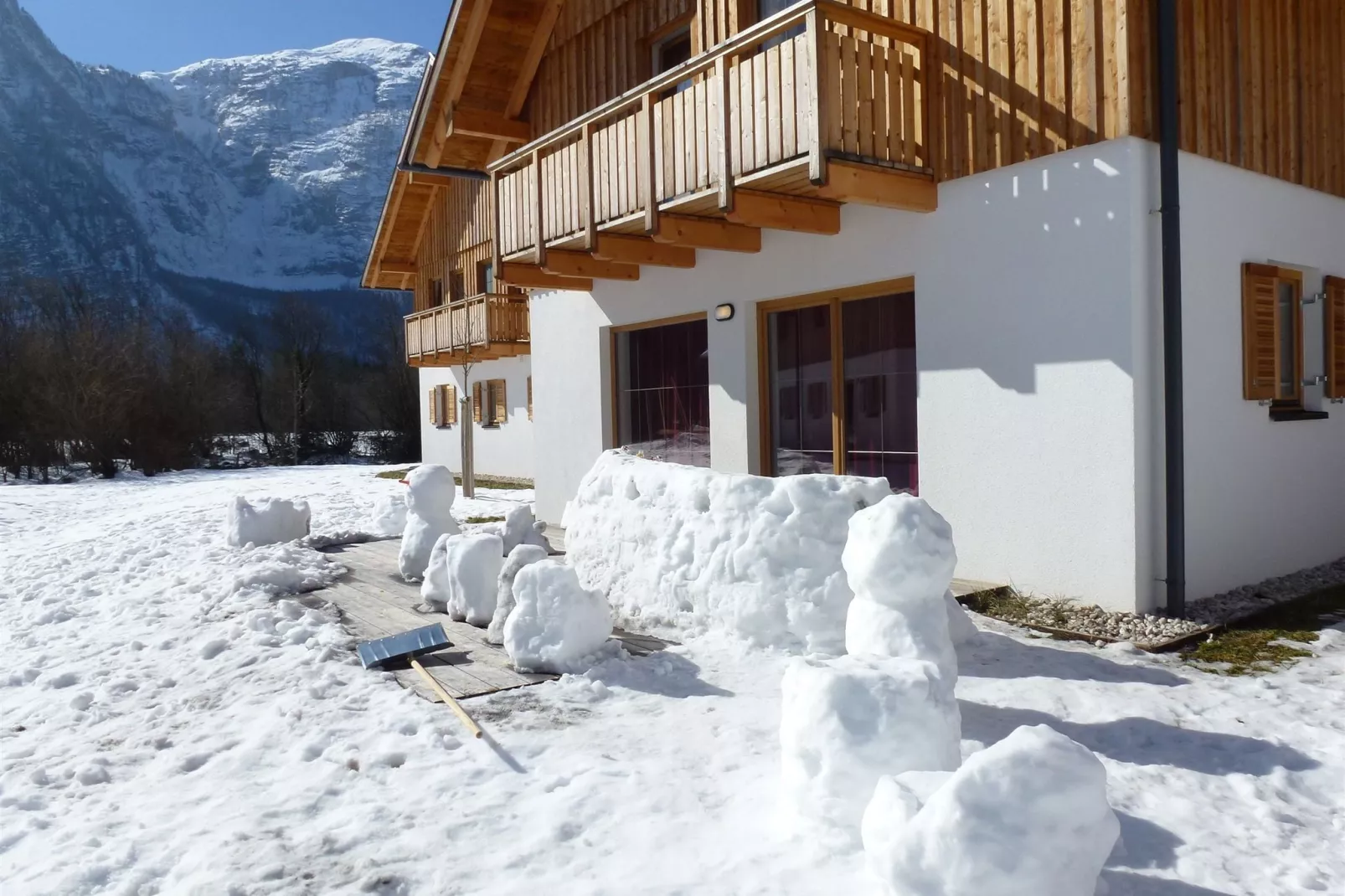 Luxery Salzkammergut Chalet E-Exterior winter
