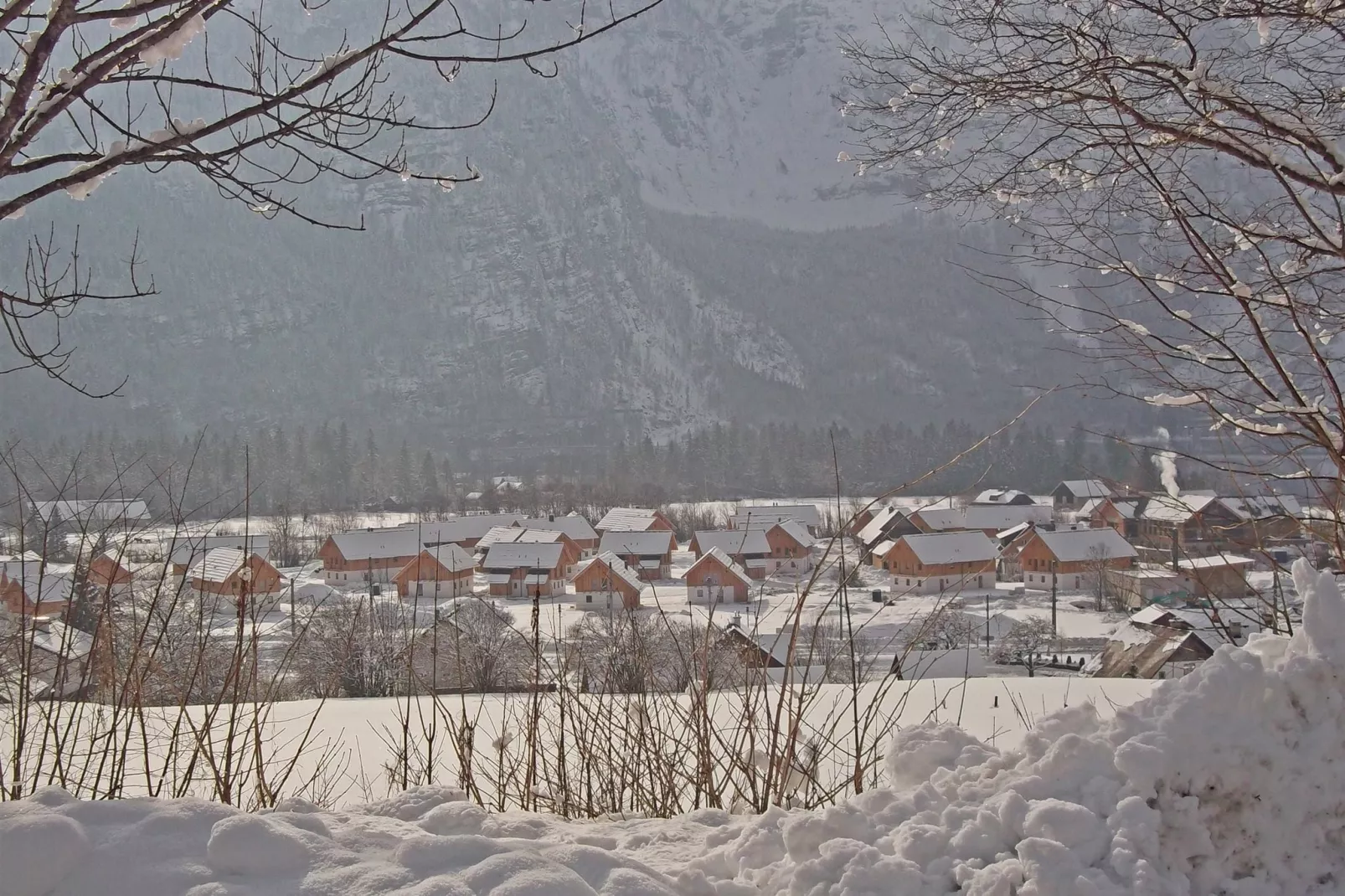 Luxery Salzkammergut Chalet E-Exterior winter