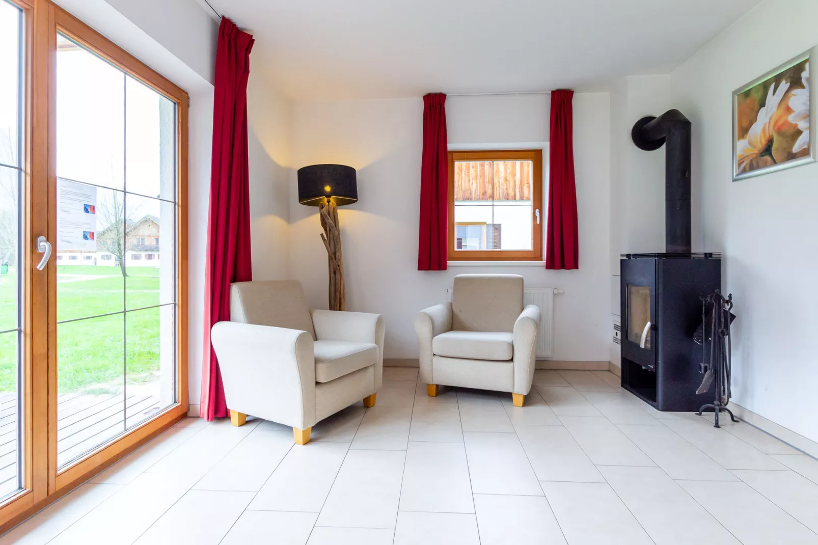 Luxery Salzkammergut Chalet E-Living room
