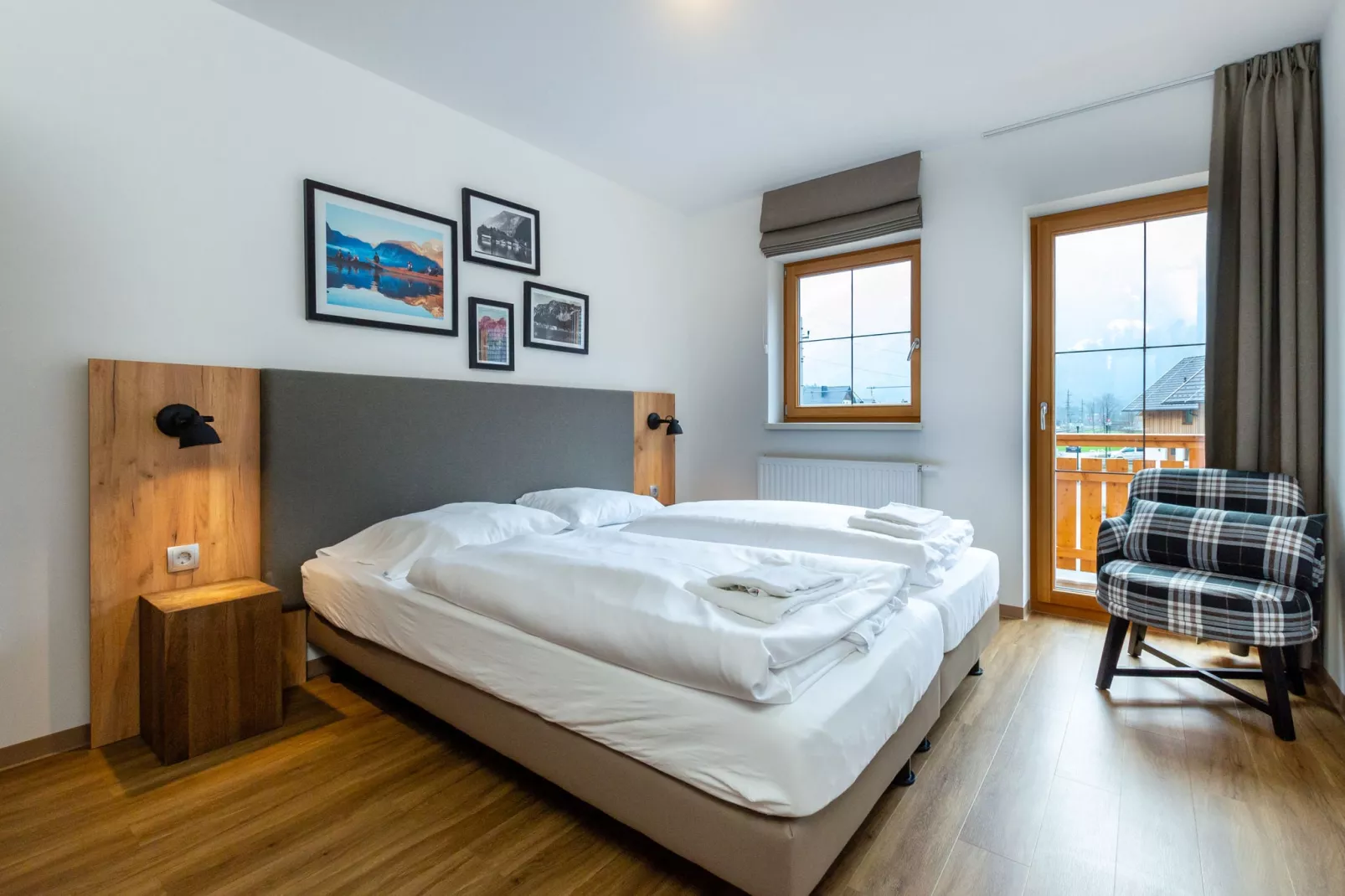 Luxery Salzkammergut Chalet H-Bedroom