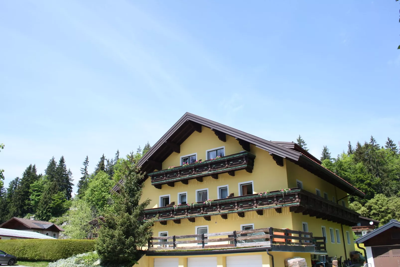 Ferienhaus Rieger-Außenbereich Sommer