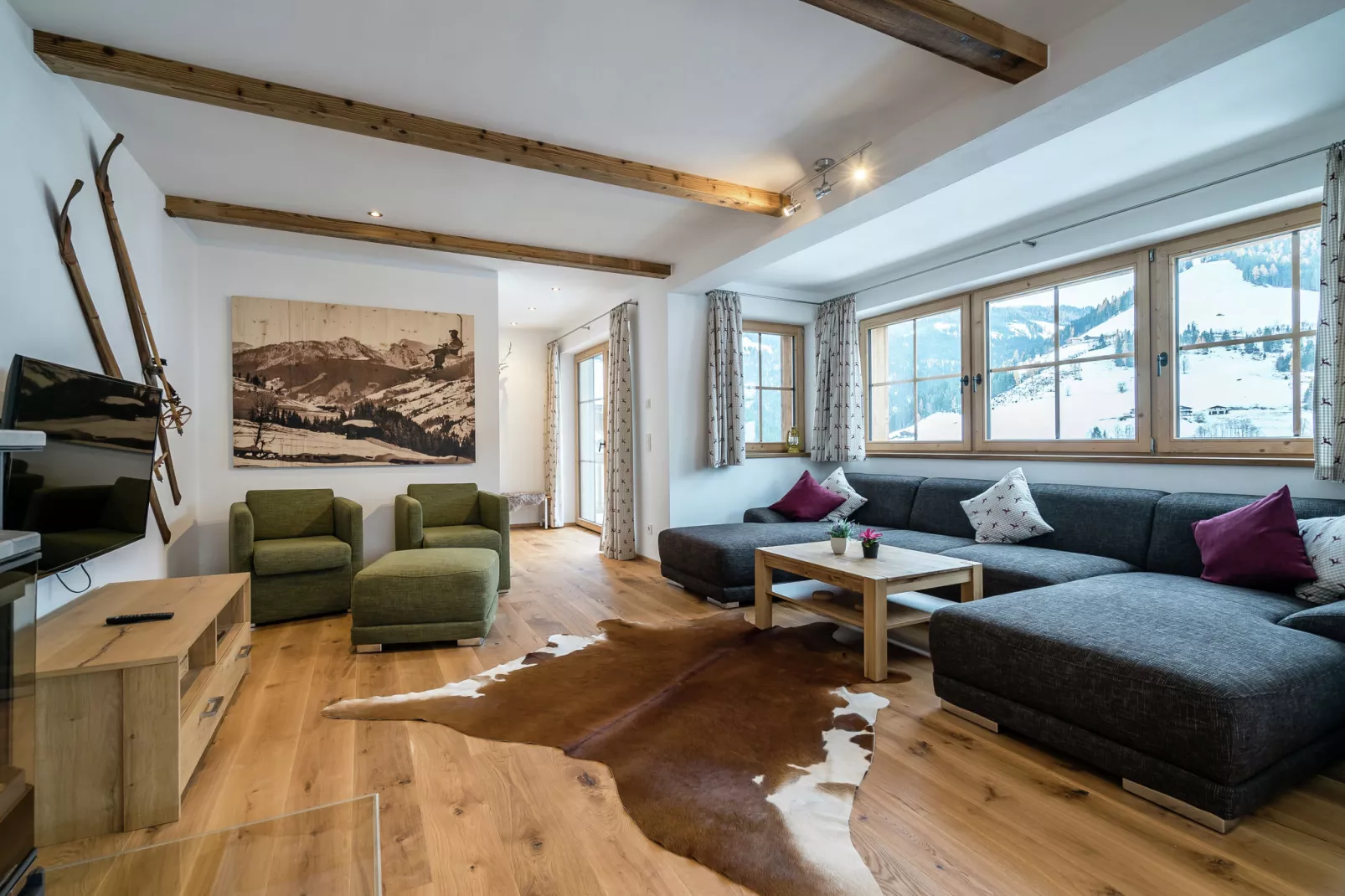 Chalet Lindelodge-Living room