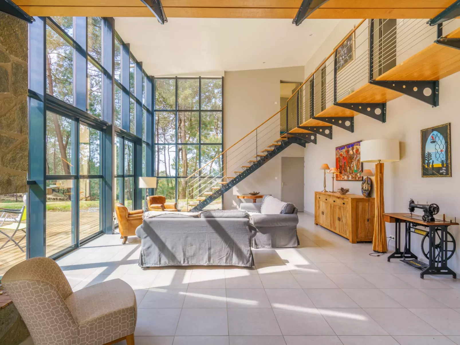 Maison du bois du Kador-Inside
