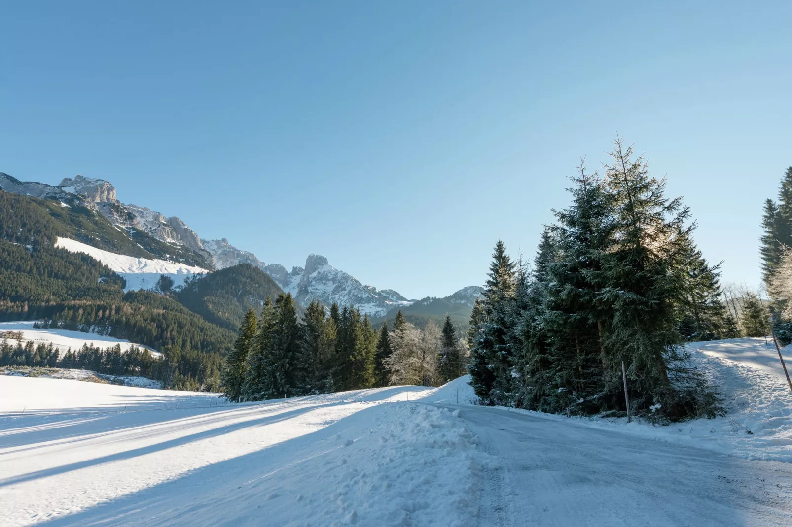 Alpendorf Dachstein West 6-Area winter 1km