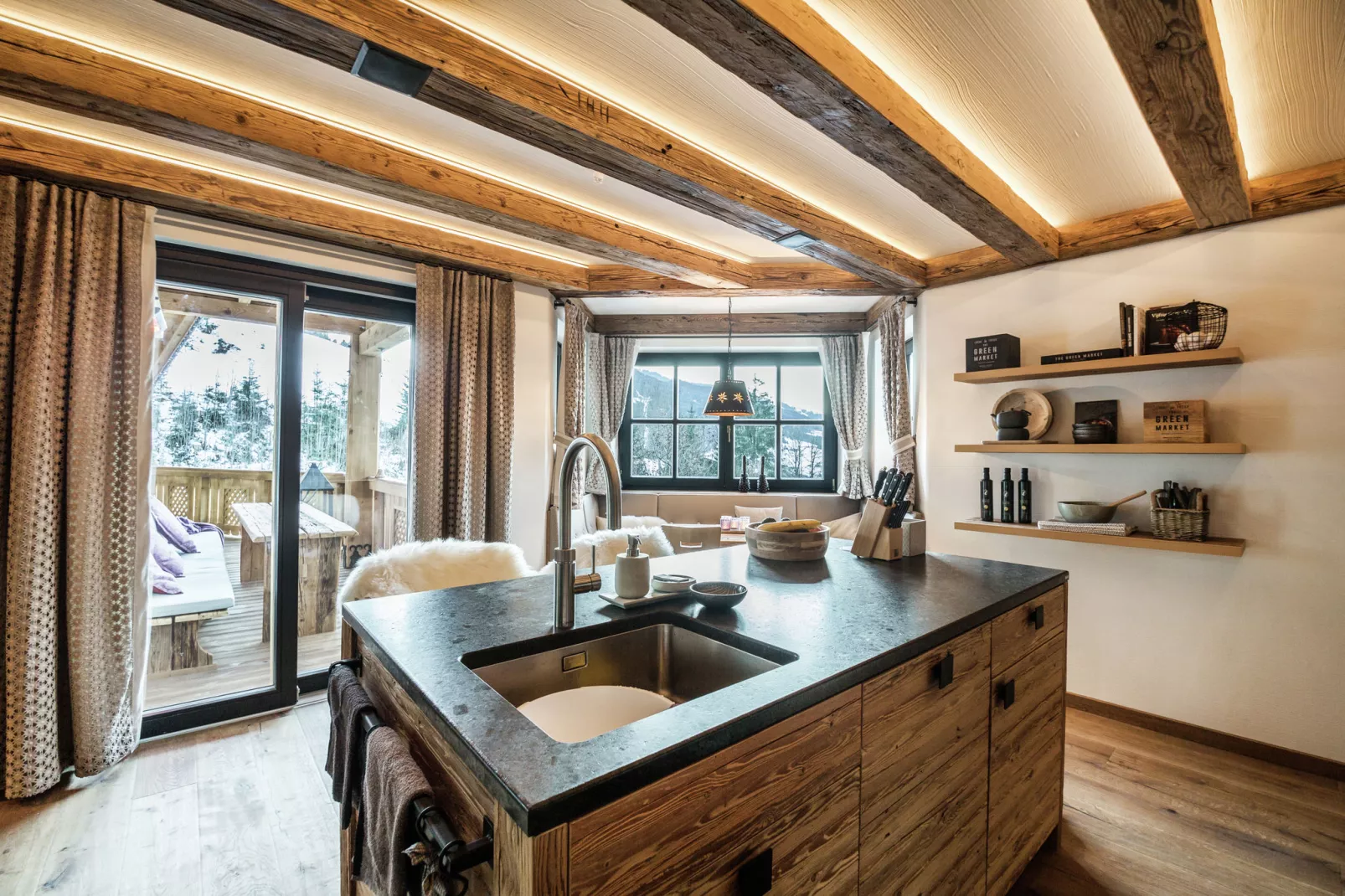 Chalet Lodge of Joy-Kitchen