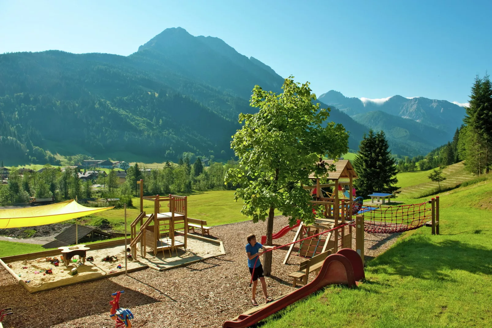Wellness-Aparthotel-Kleinarl-Gärten Sommer