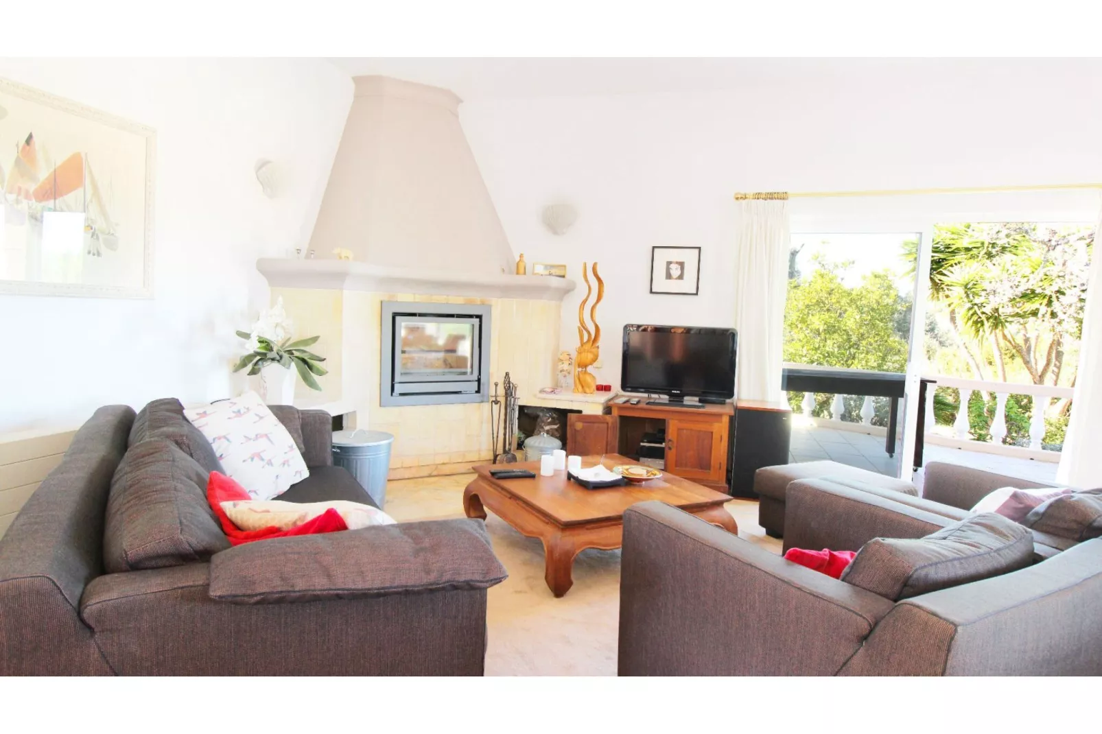 Casa Papoilas-Living room