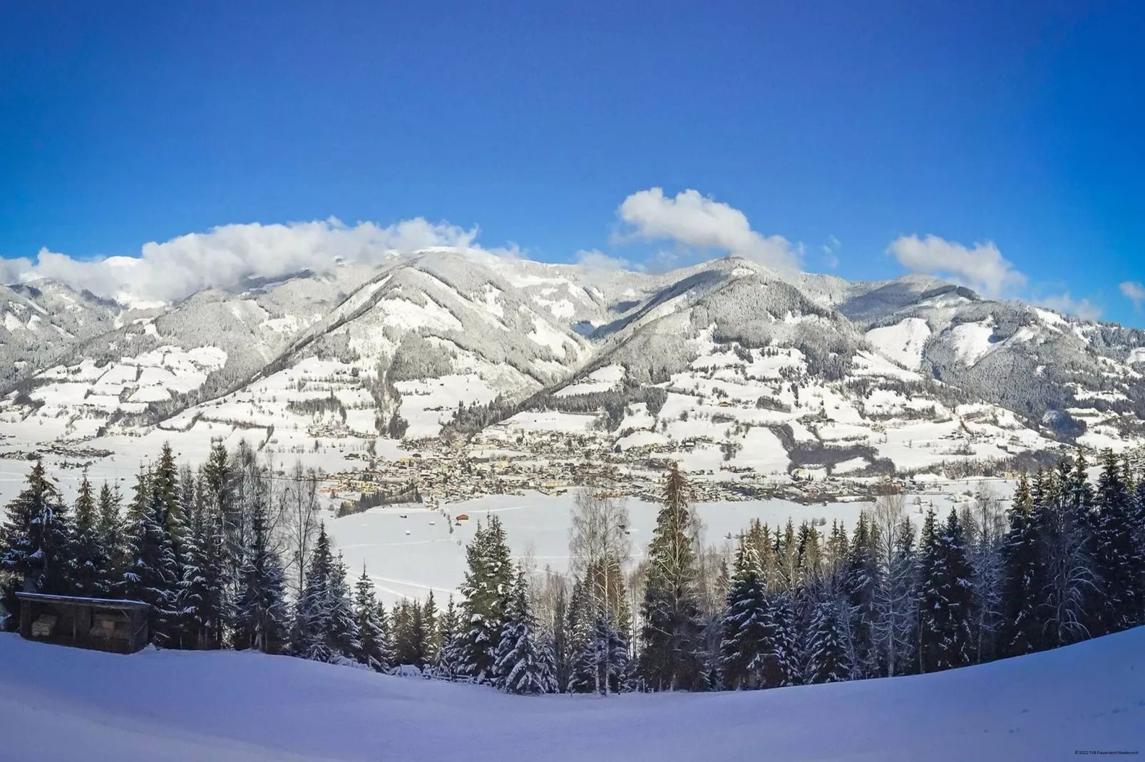 Haus Niedernsill-Area winter 5km
