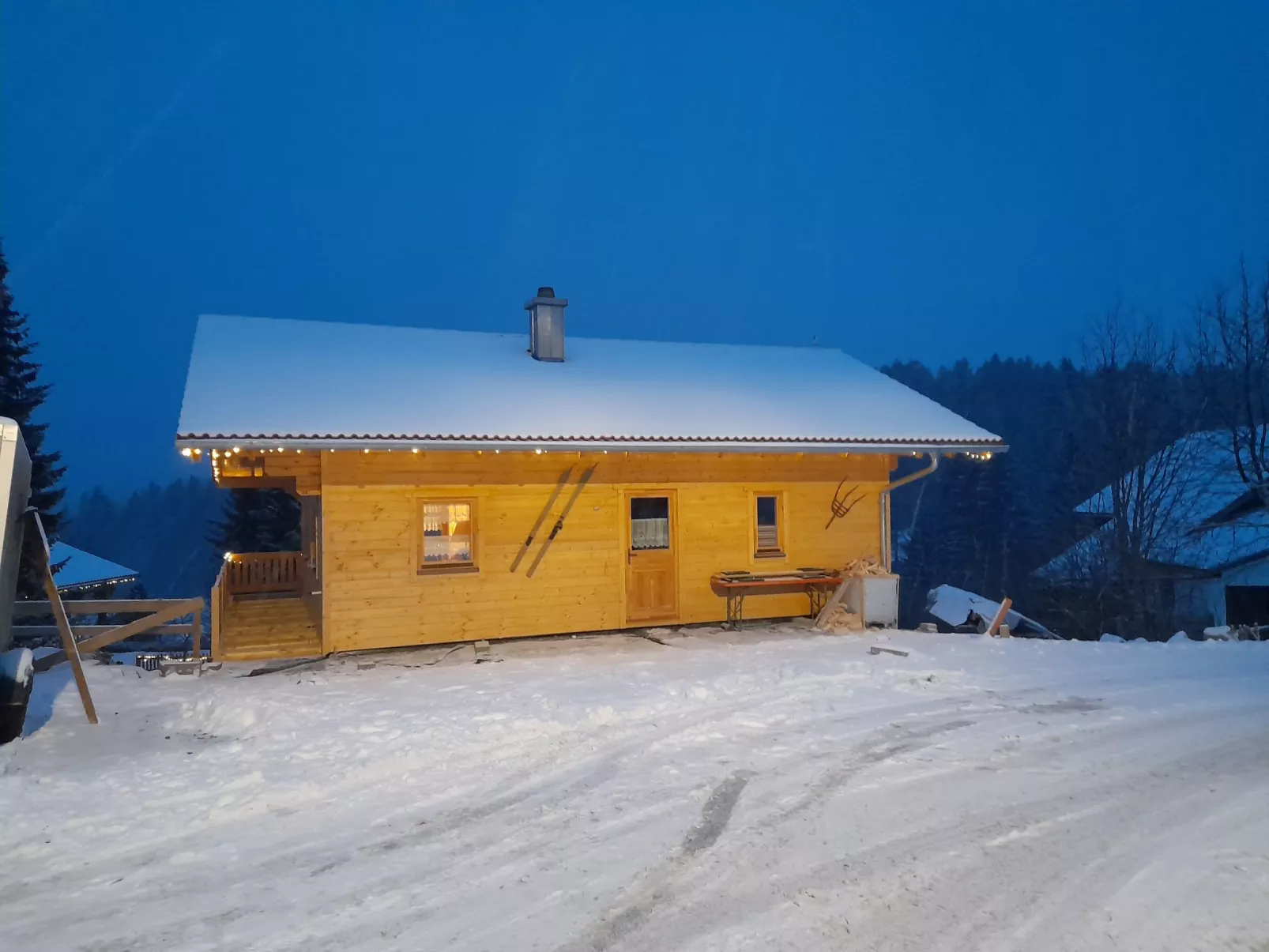 Chalet Toni mit Sauna-Outside