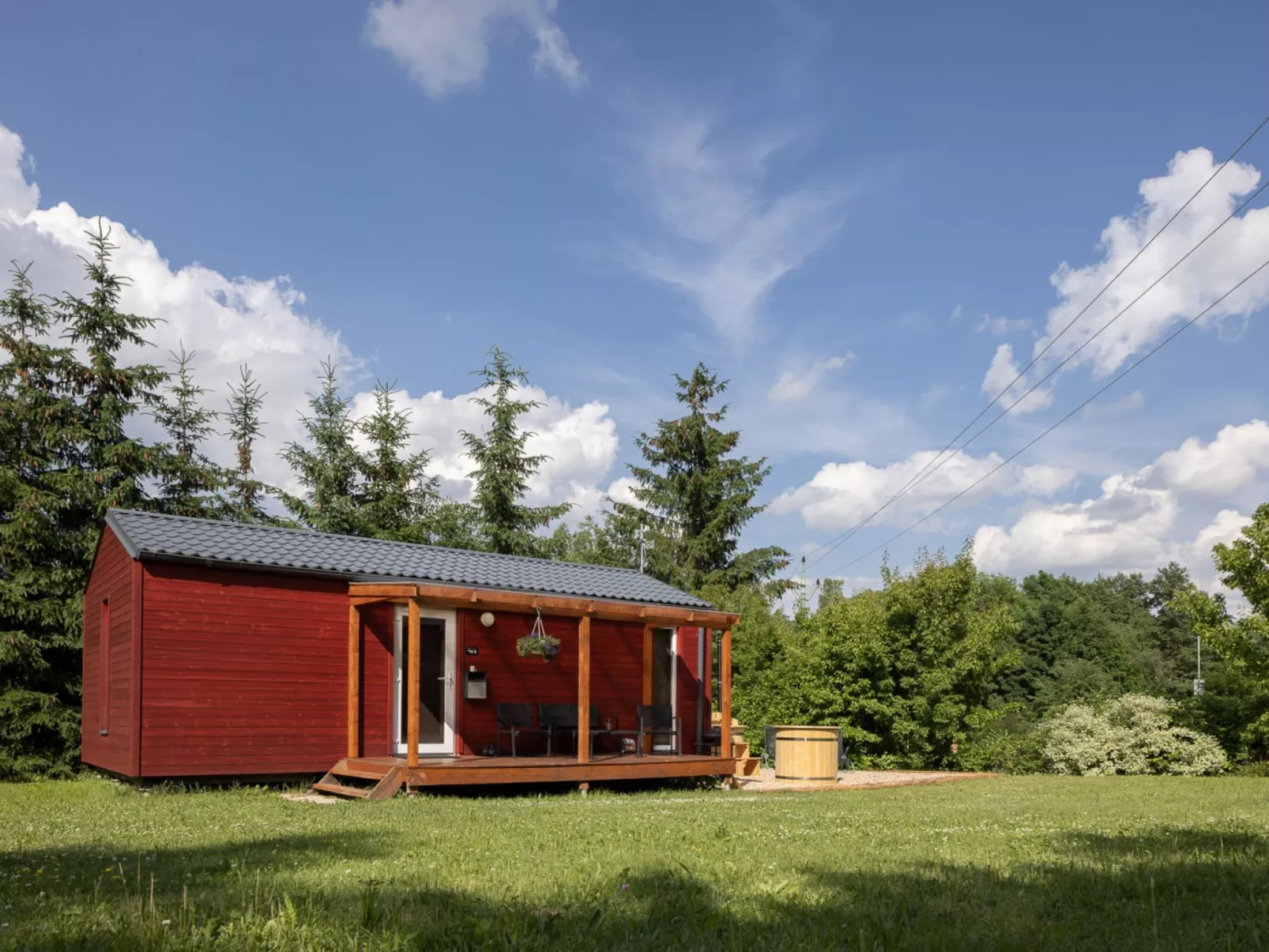 Pod Liščím kopcem 2+2 hot tube-Outside