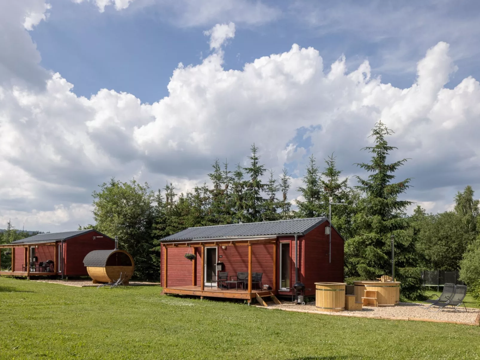 Pod Liščím kopcem 2+2 hot tube-Outside