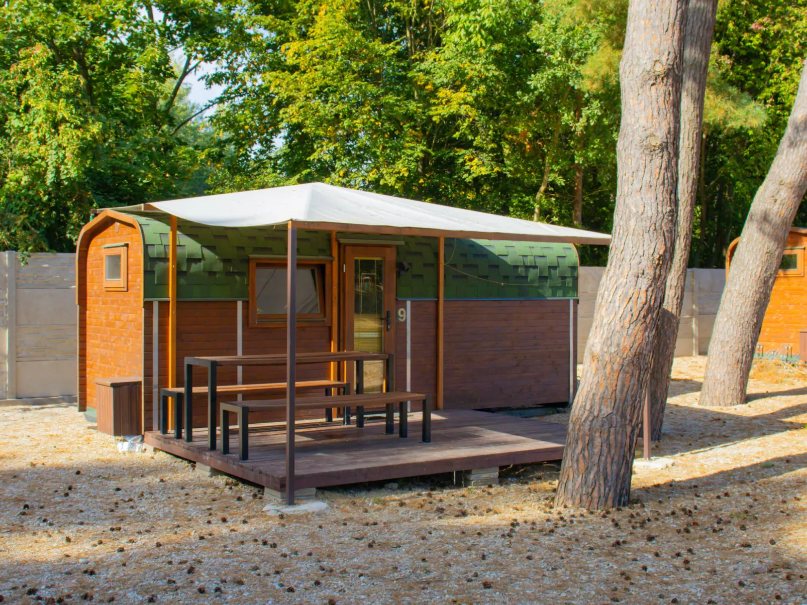 Kemp Stříbrný rybník-Draußen