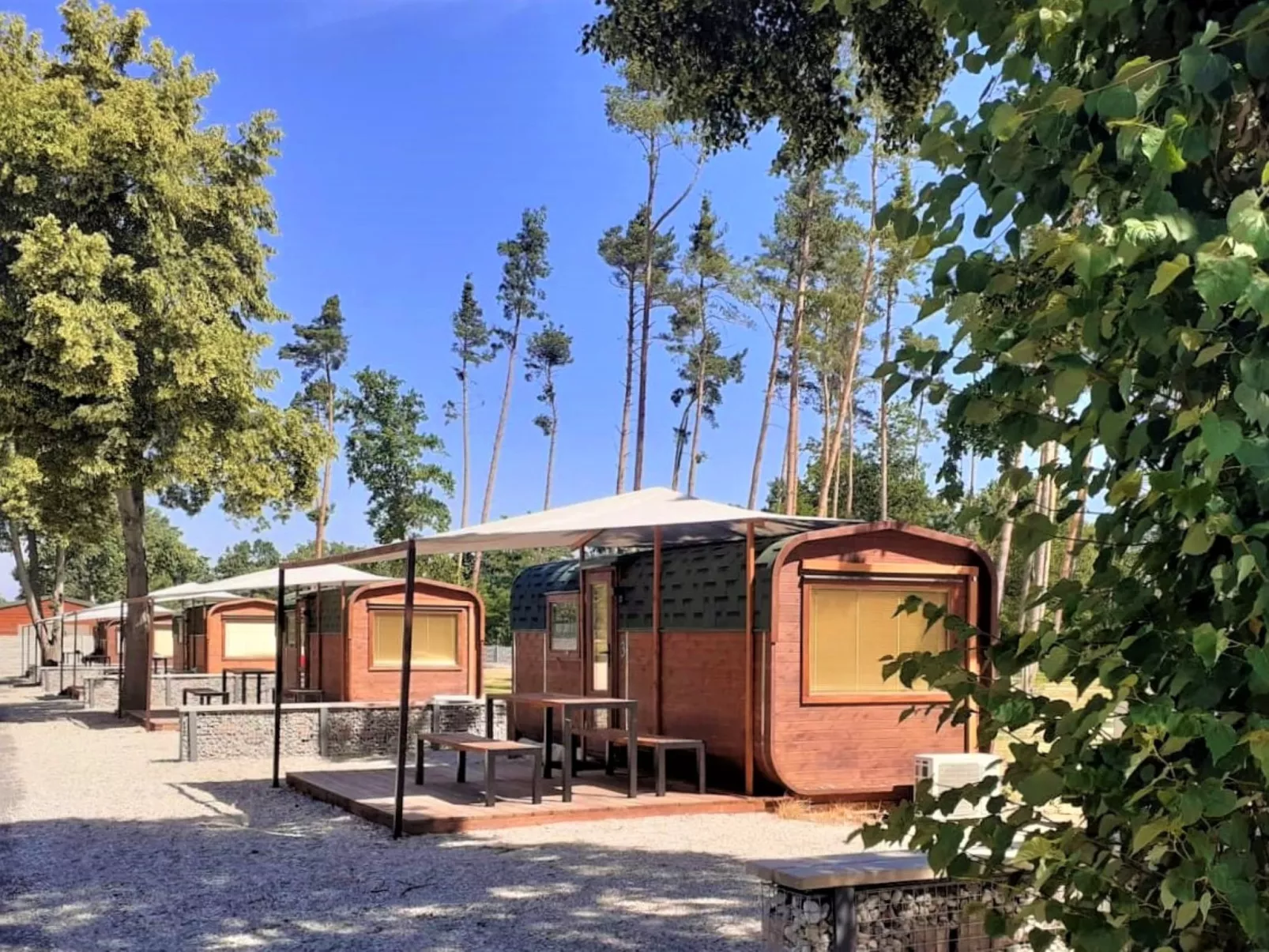 Kemp Stříbrný rybník-Draußen