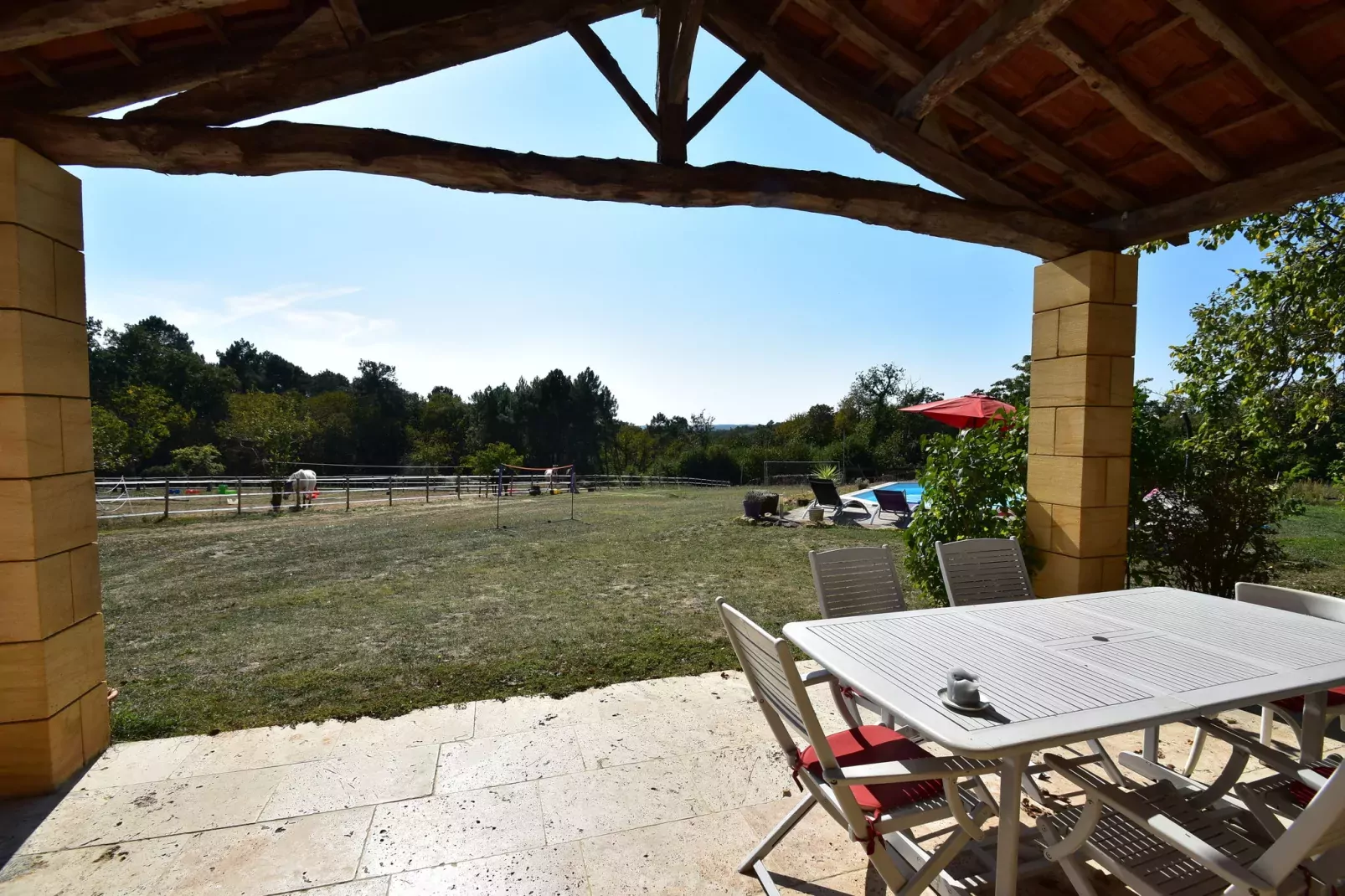 Maison de vacances Montferrand du Périgord-Terrace balcony