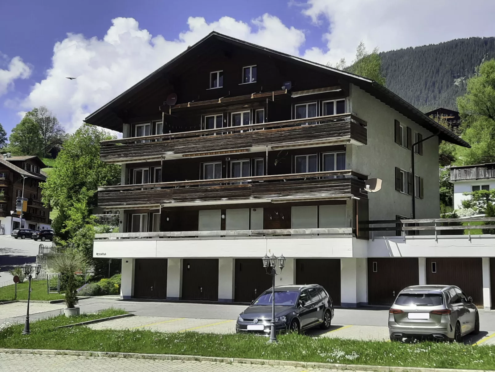 Chalet Wyssefluh-Draußen