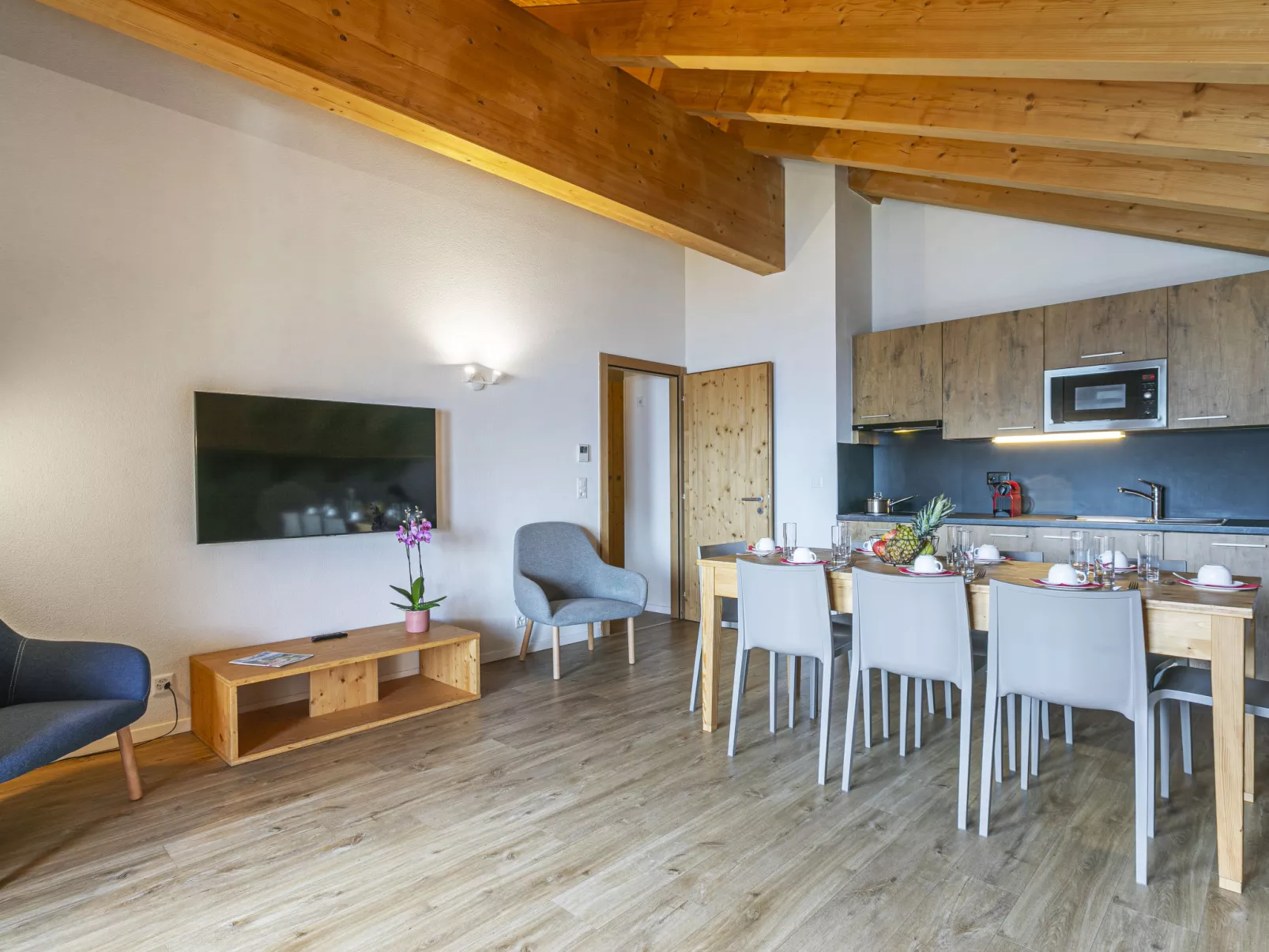 T-Resort La Tzoumaz 4p8 vue vallée-Drinnen