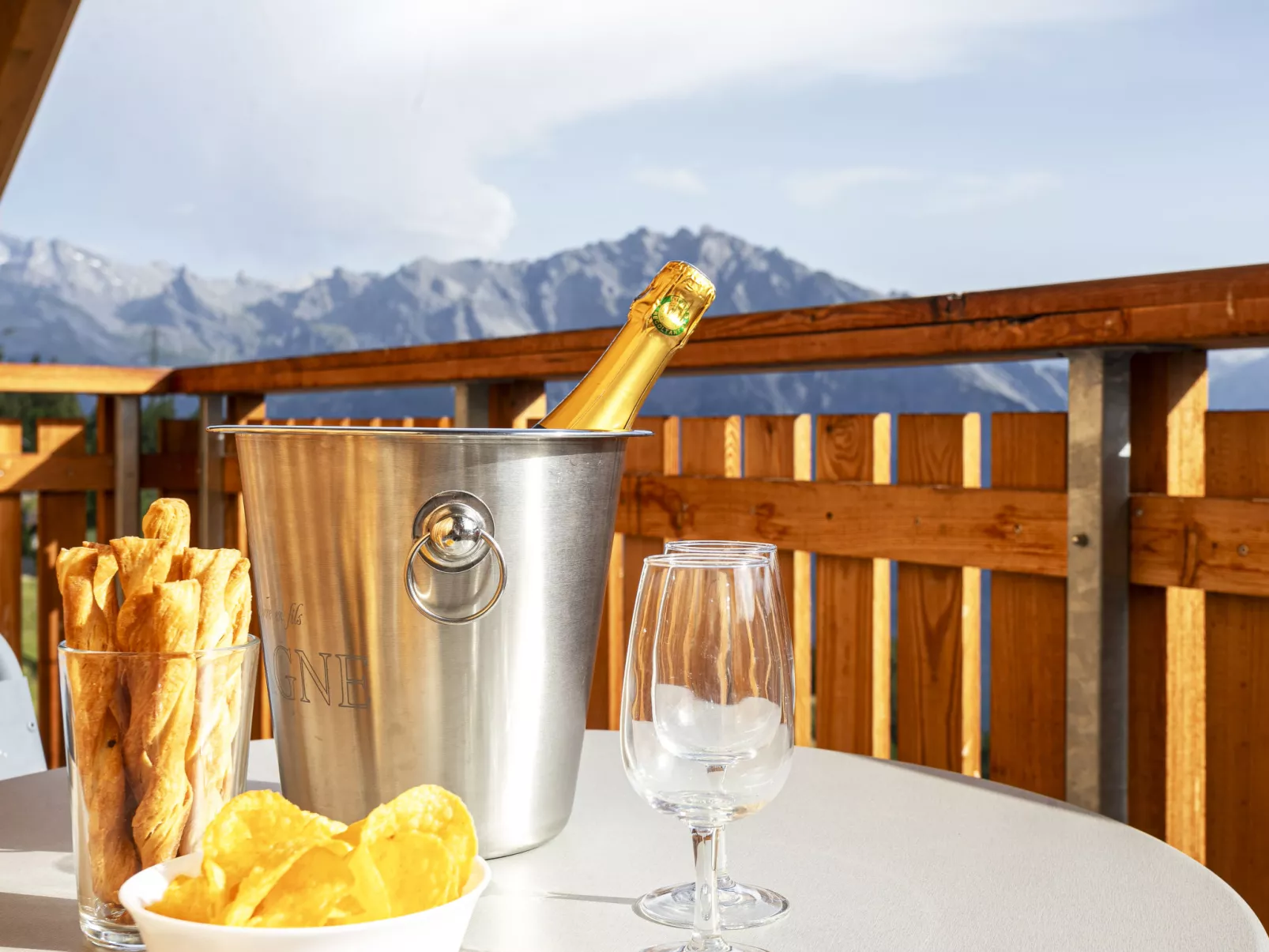 T-Resort La Tzoumaz 2p4 vue vallée-Draußen