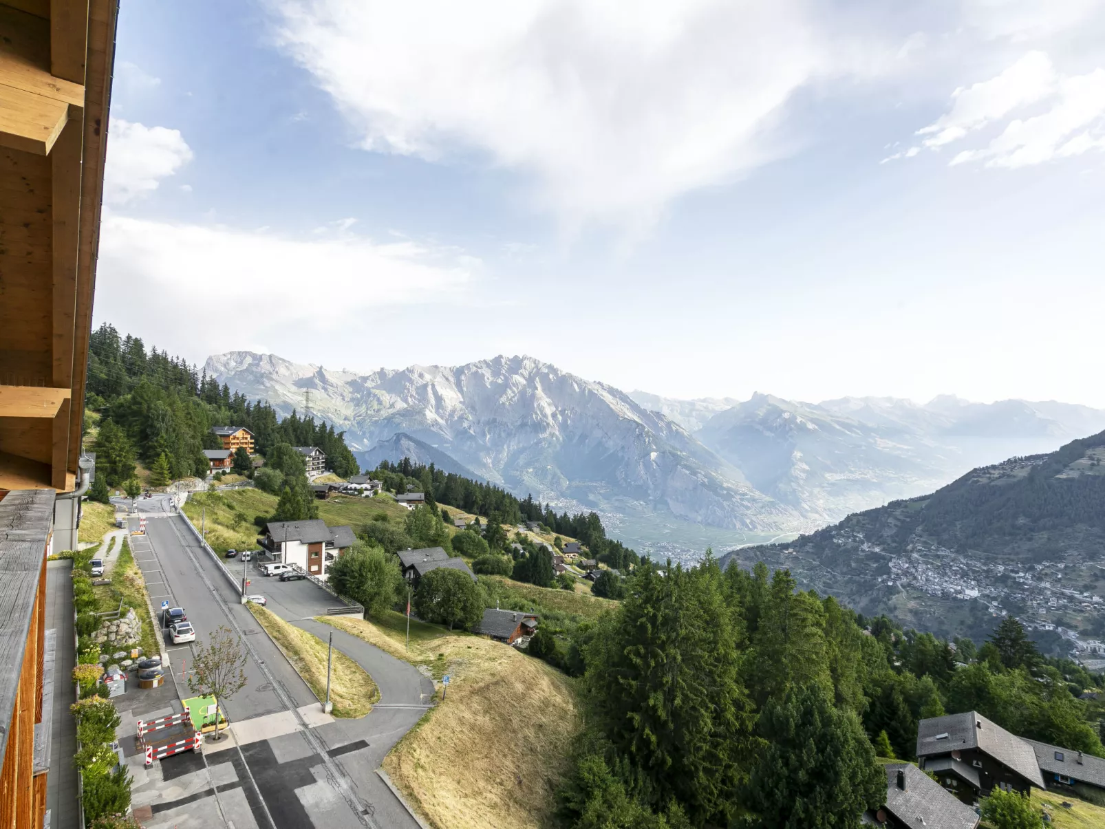 T-Resort La Tzoumaz 2p4 vue vallée-Draußen