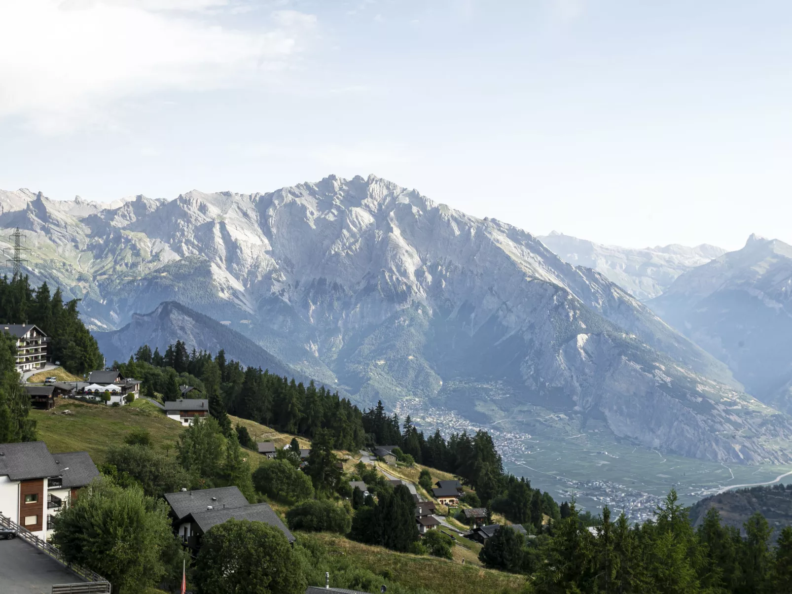 T-Resort La Tzoumaz 2p4 vue vallée-Draußen