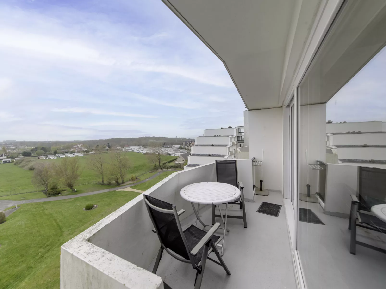 High in the sky with amazing views-Outside