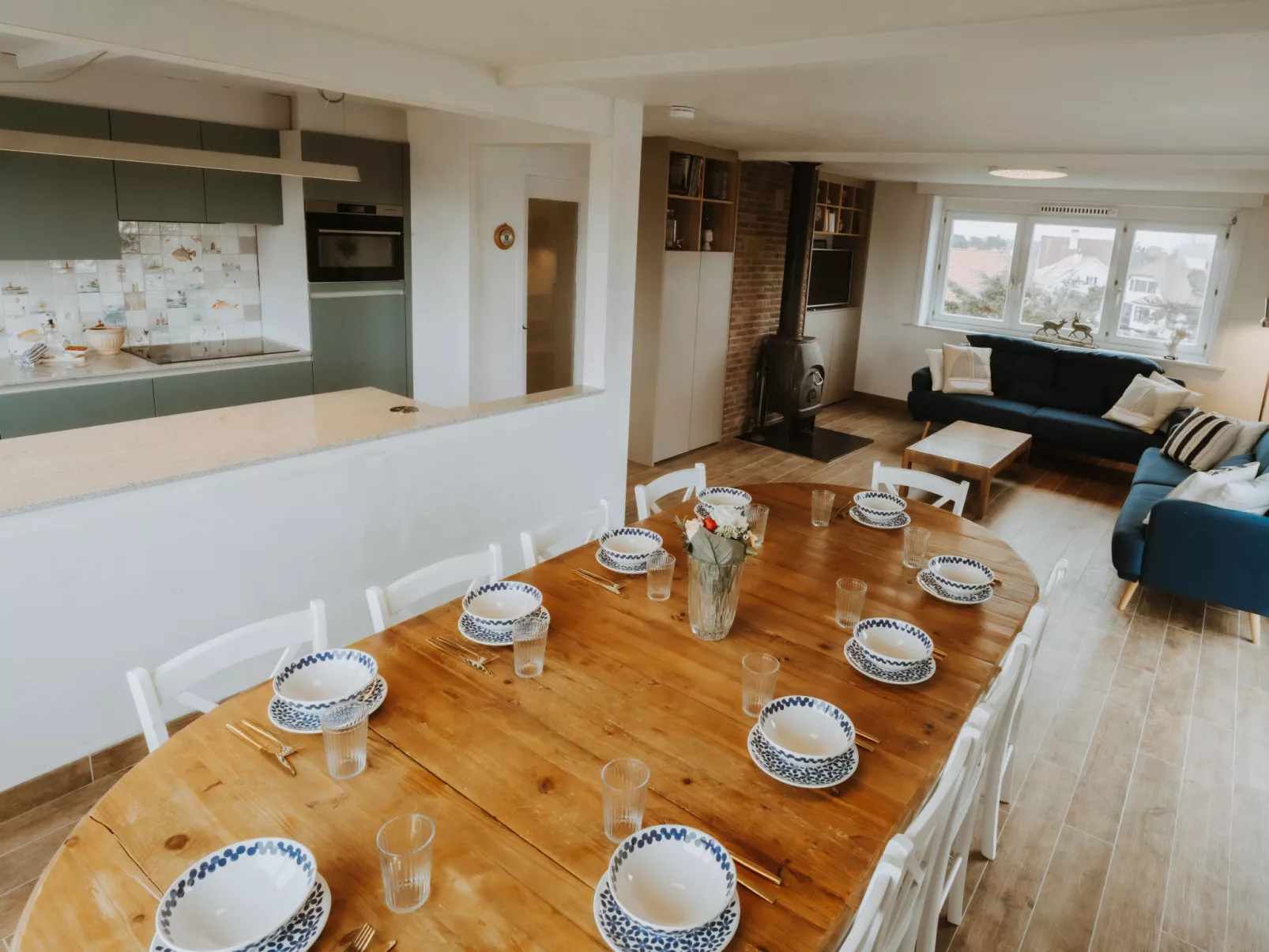 Residence Du Parc with seaview-Inside