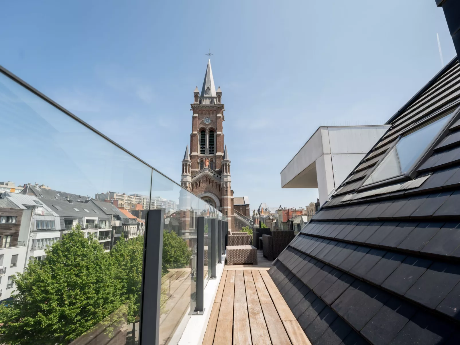 Rochusview.be with parking and terrace-Outside