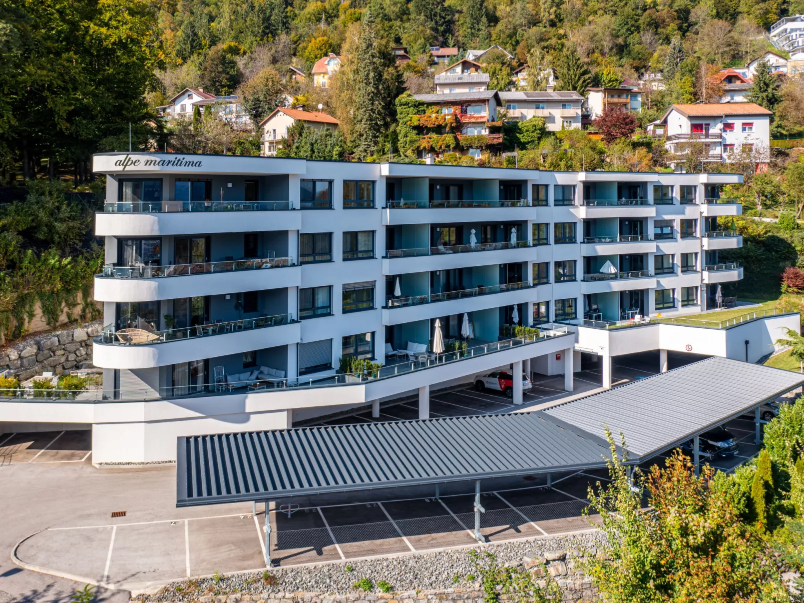Seeblick alpe maritima Ski & See-Top 12-Dehors