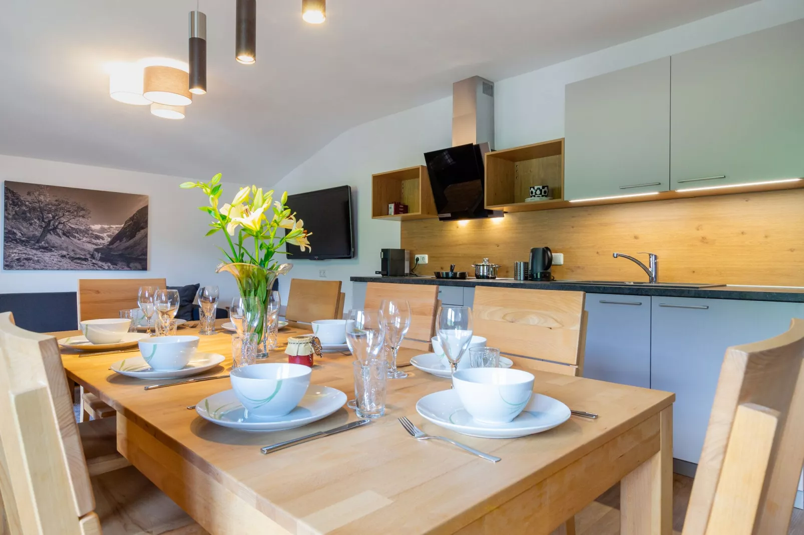 Dorfblick Bramberg-Dining room