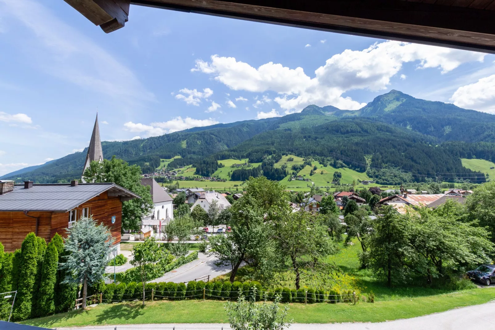 Dorfblick Bramberg-View summer