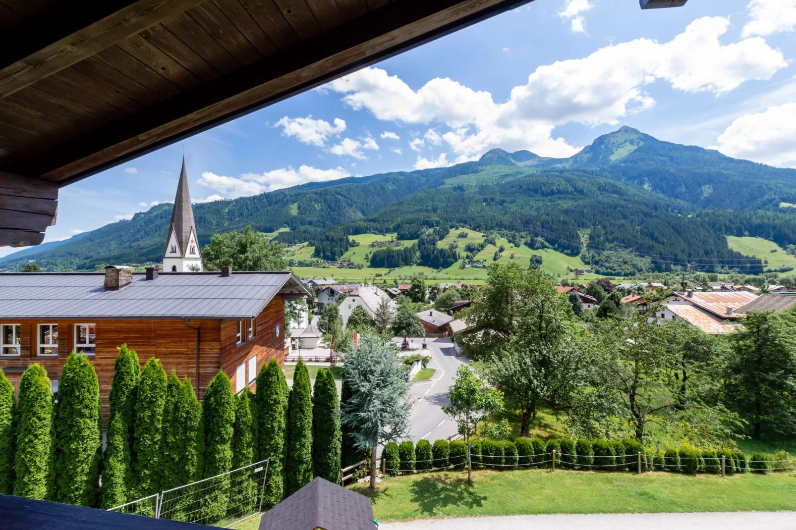 Dorfblick Bramberg-View summer