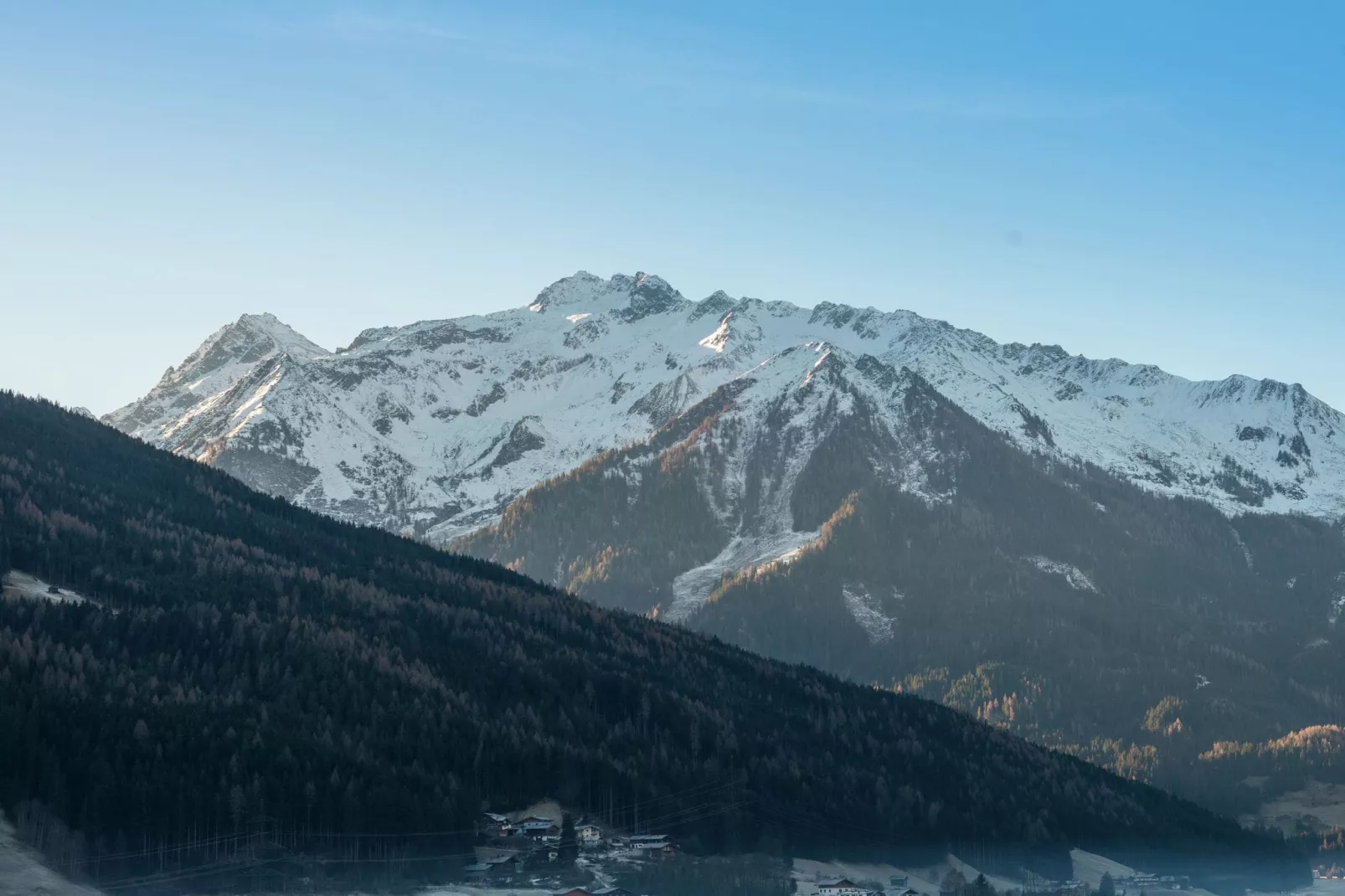 Dorfblick Bramberg-Area winter 5km