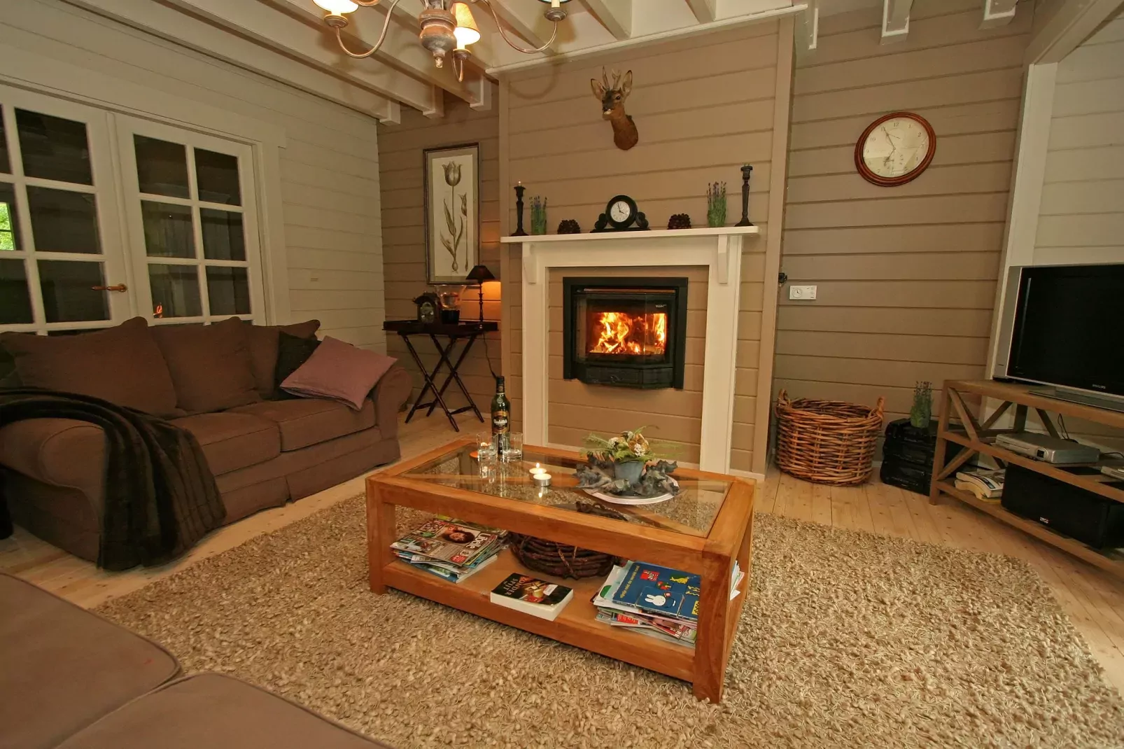 Chalet Bomal-Living room