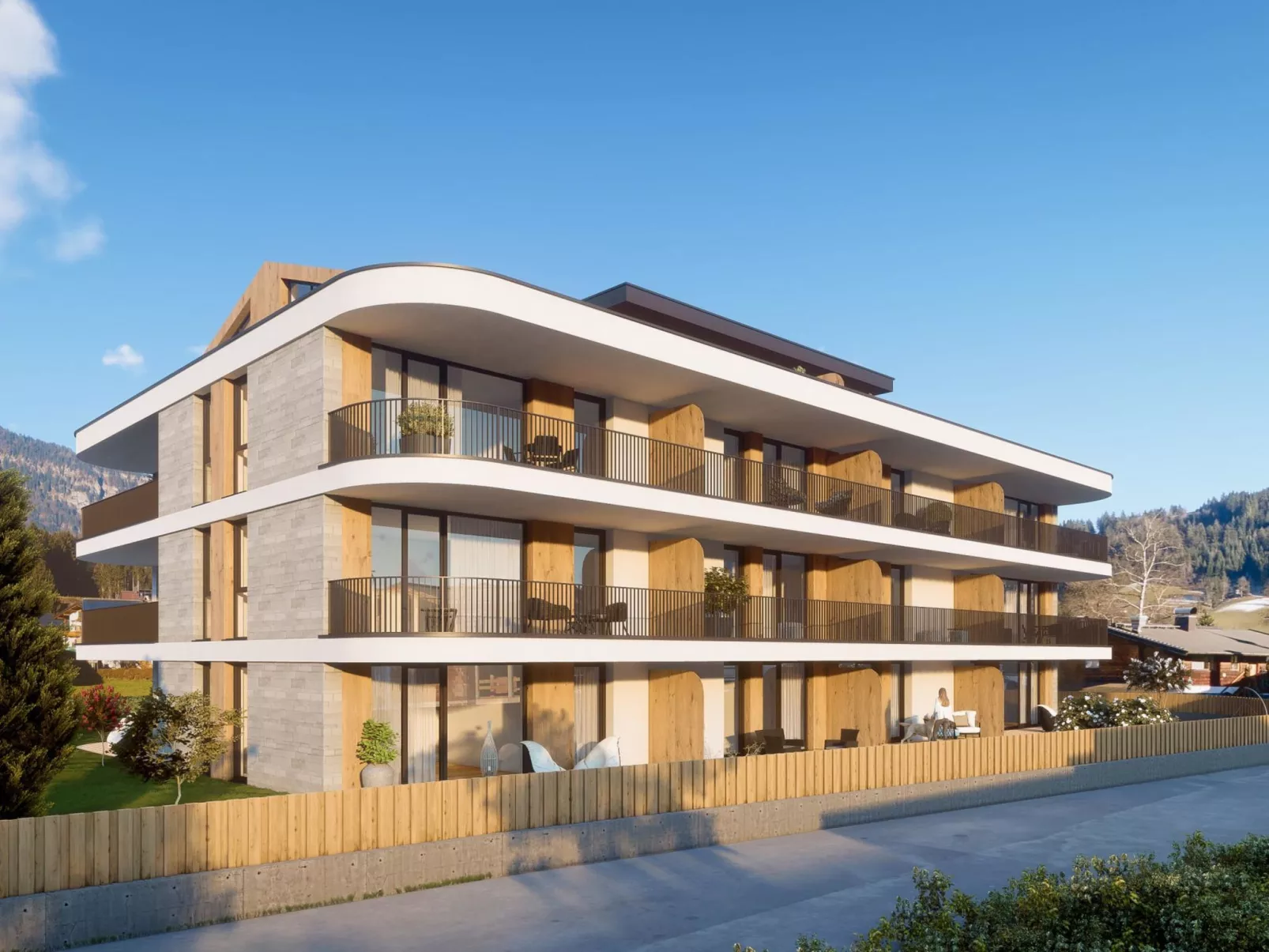 Penthouse mit 2 Schlafzimmer-Outside