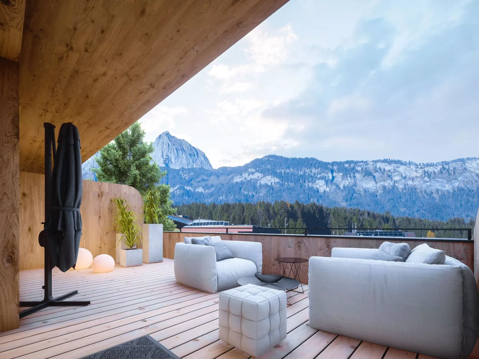 Penthouse mit 2 Schlafzimmer-Outside