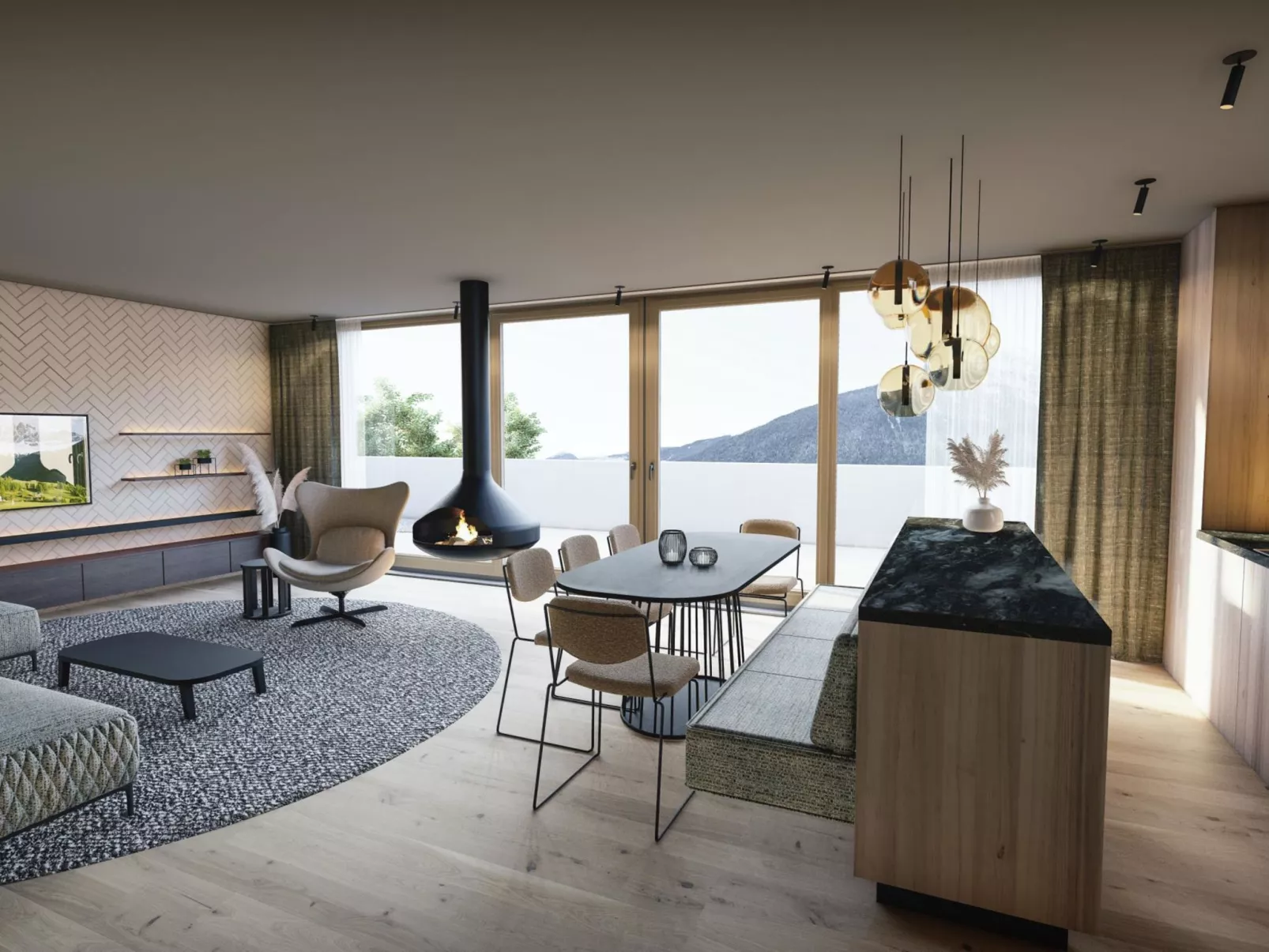 Penthouse mit 2 Schlafzimmer-Inside