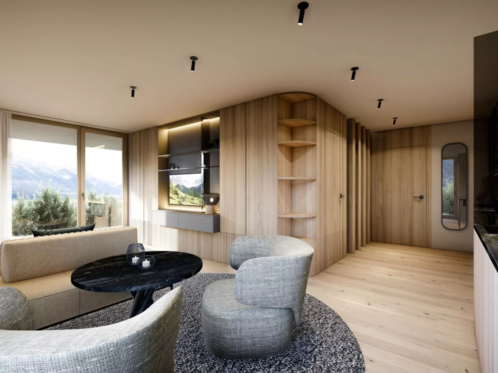 Penthouse mit 2 Schlafzimmer-Inside