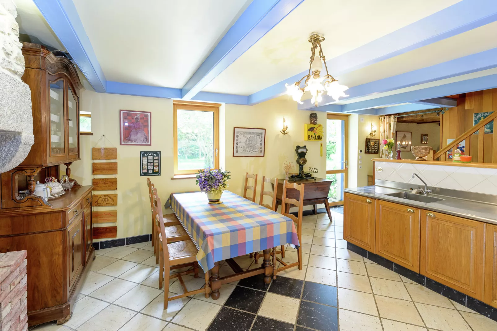 Maison de Vacances à Plounéour- Brignogan Plages-Cuisine