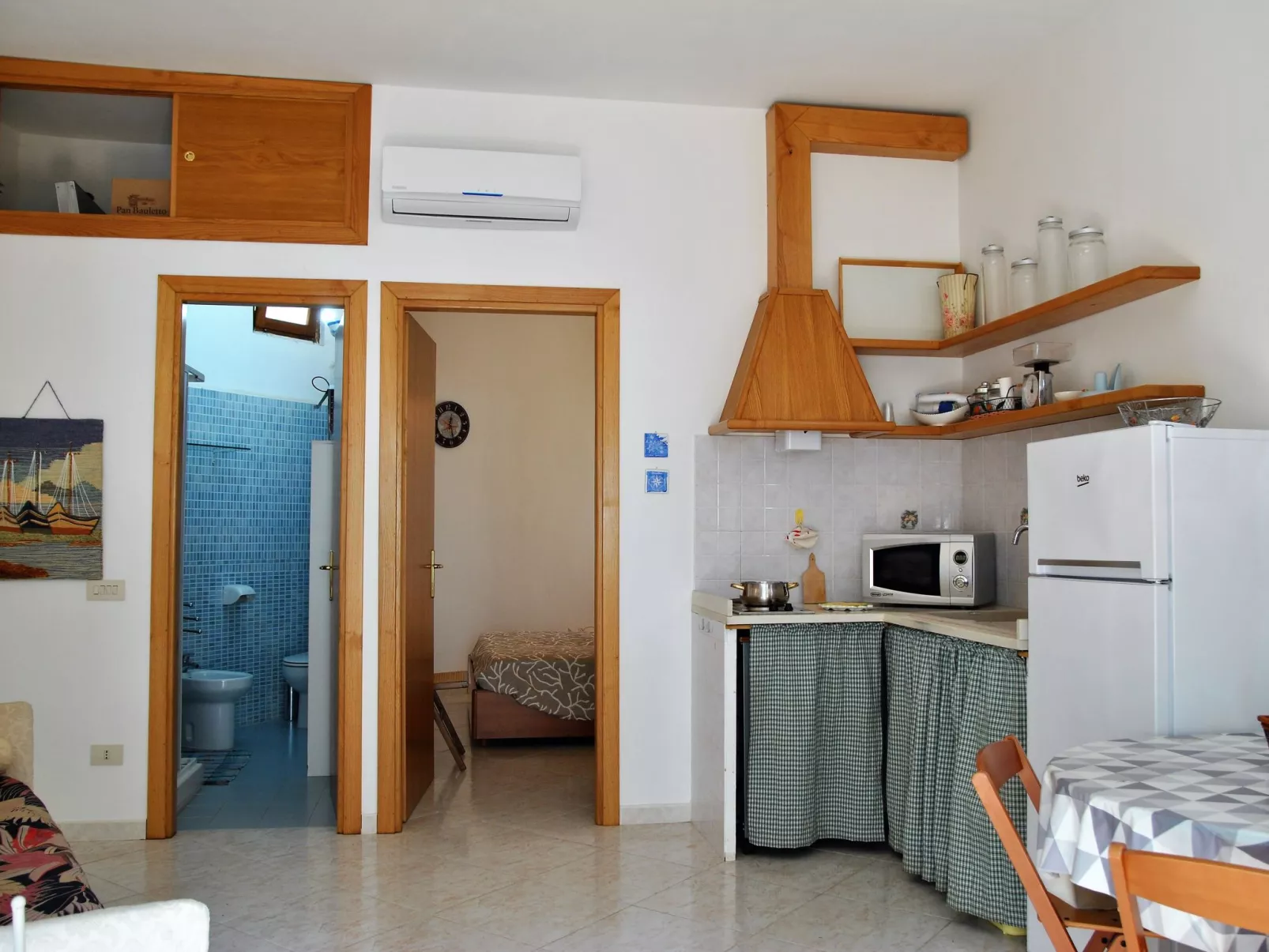 inside
