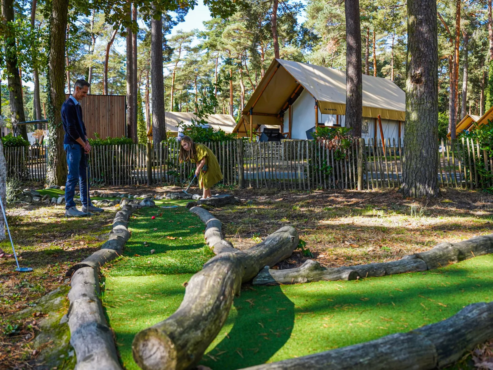 Papendaal lodge 4 Glampingtent-Drinnen