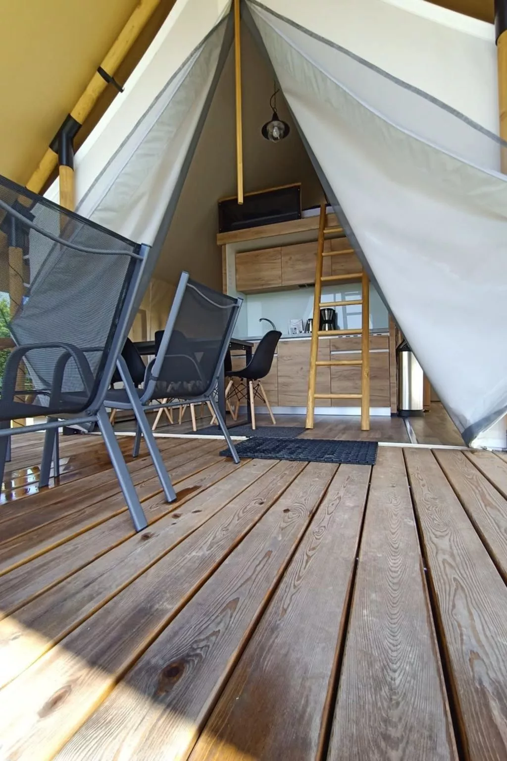 Glampingtent Papilio 4-Inside